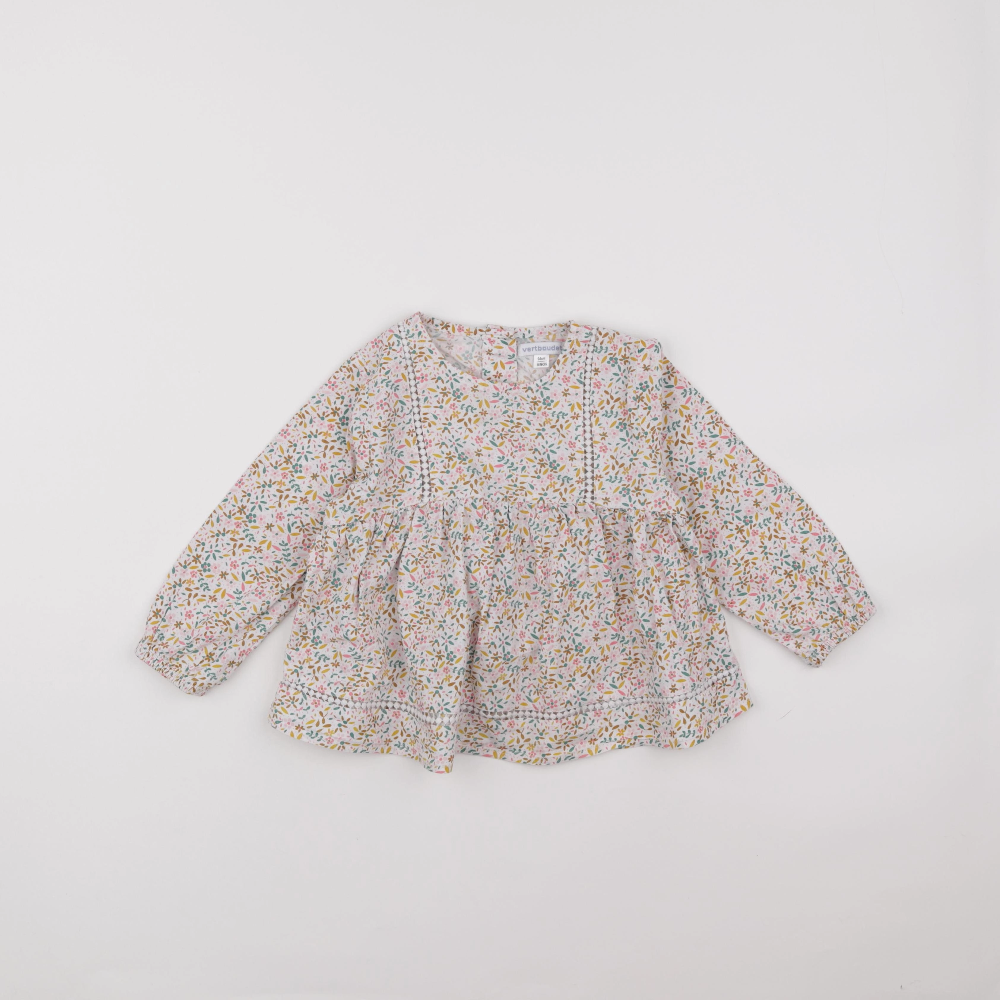 Vertbaudet - blouse rose - 36 mois
