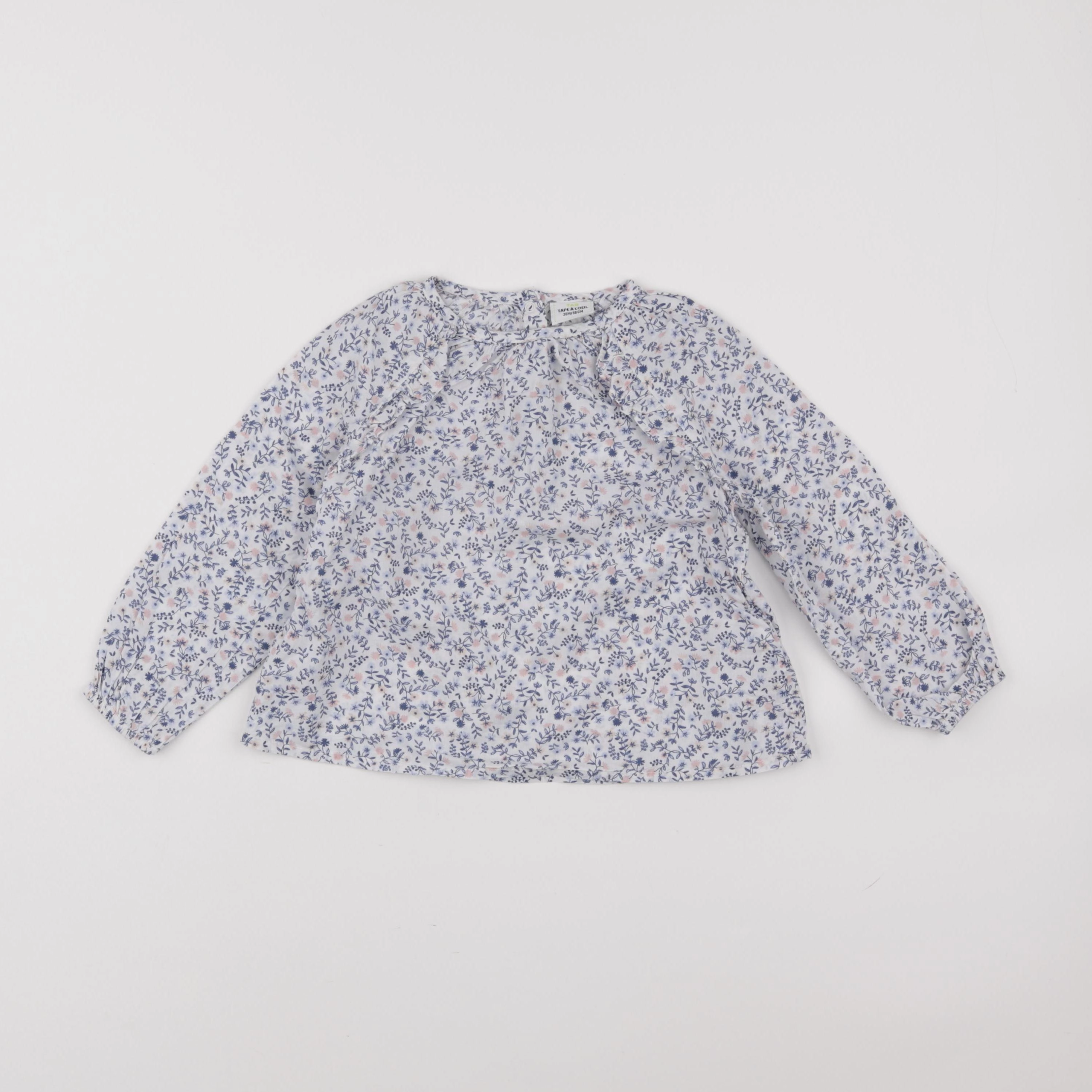 Tape à l'oeil - blouse bleu - 36 mois