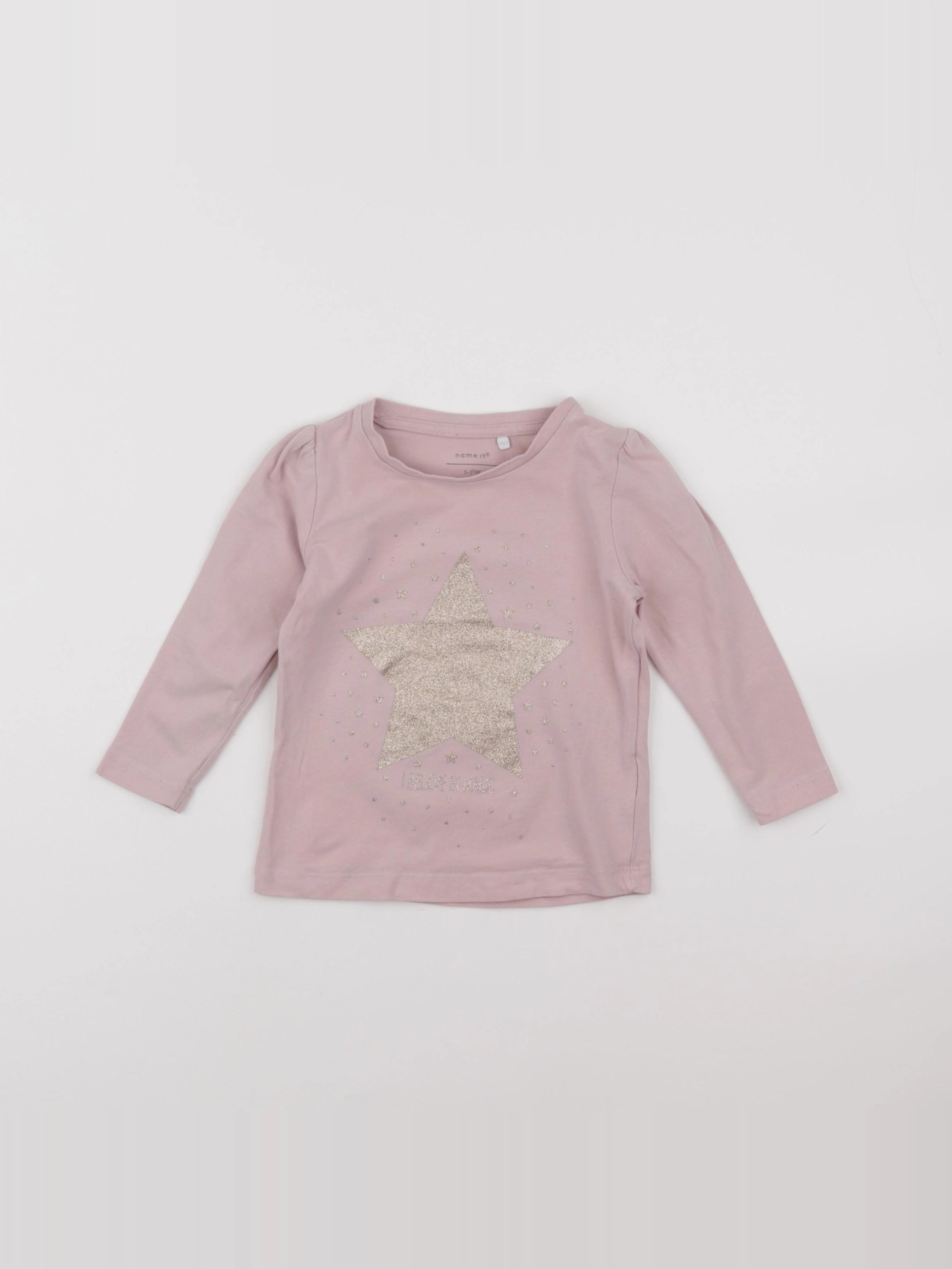 Name it - tee-shirt rose - 1 an à 2 ans