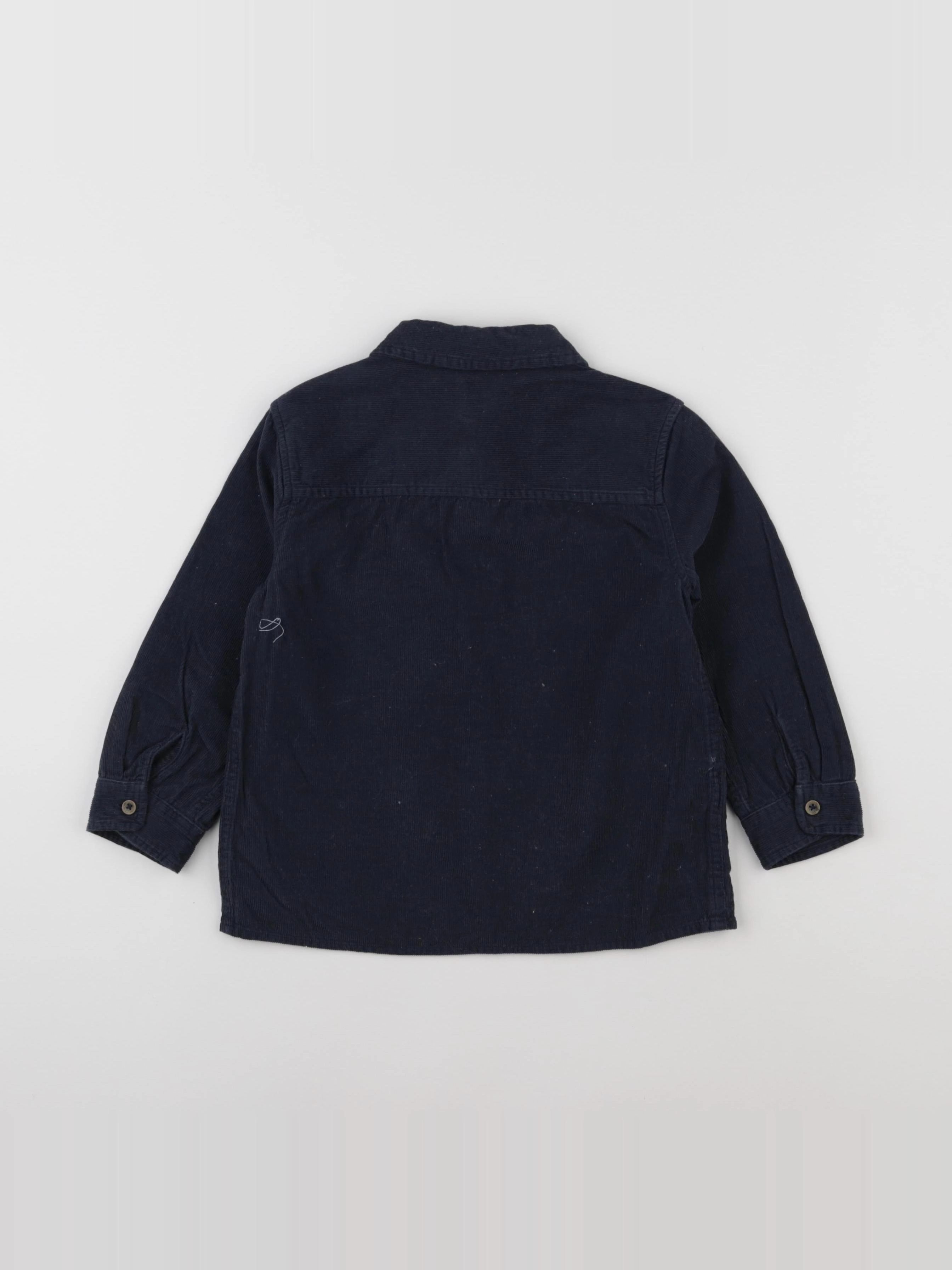 Mango - chemise bleu - 3/4 ans