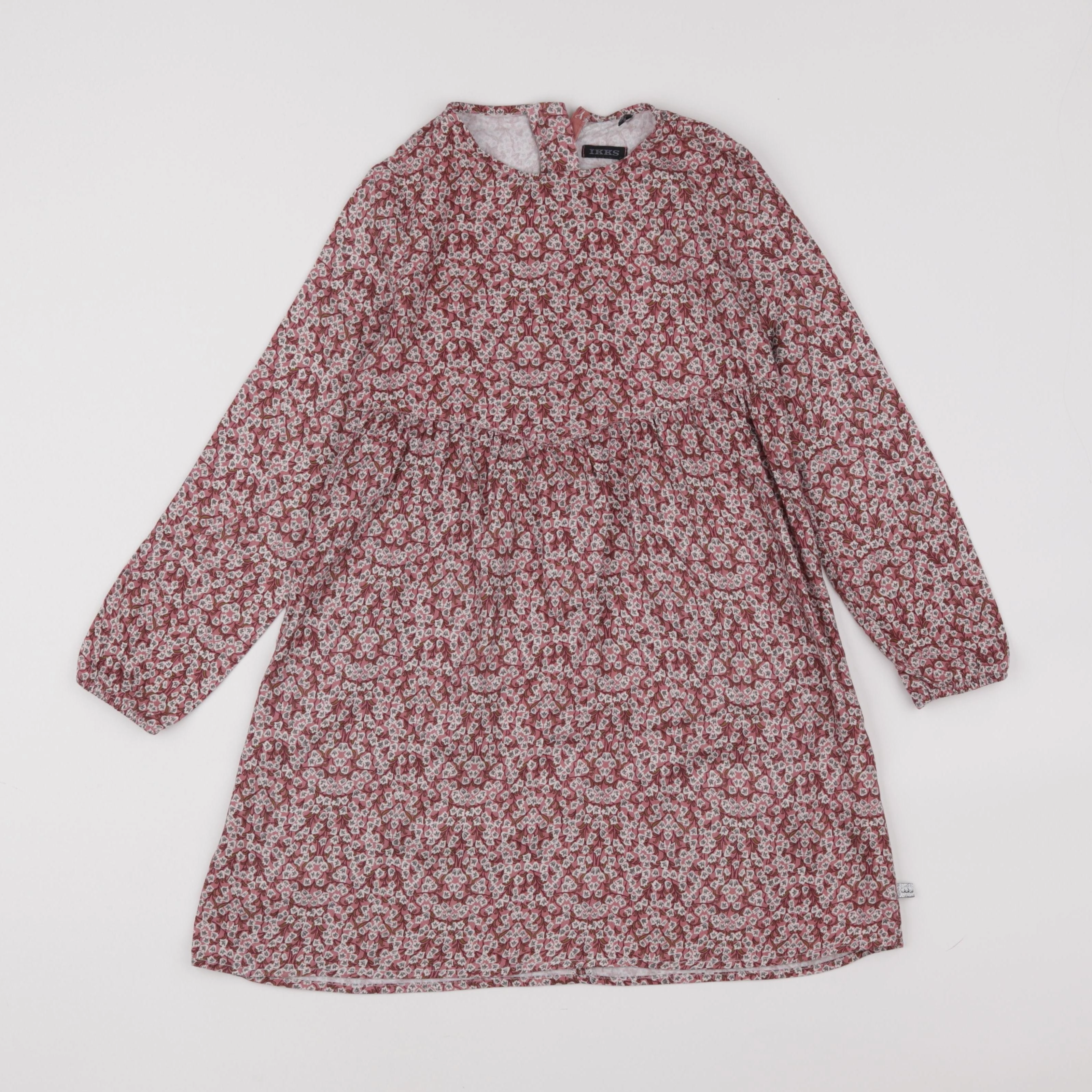 IKKS - robe rose - 8 ans