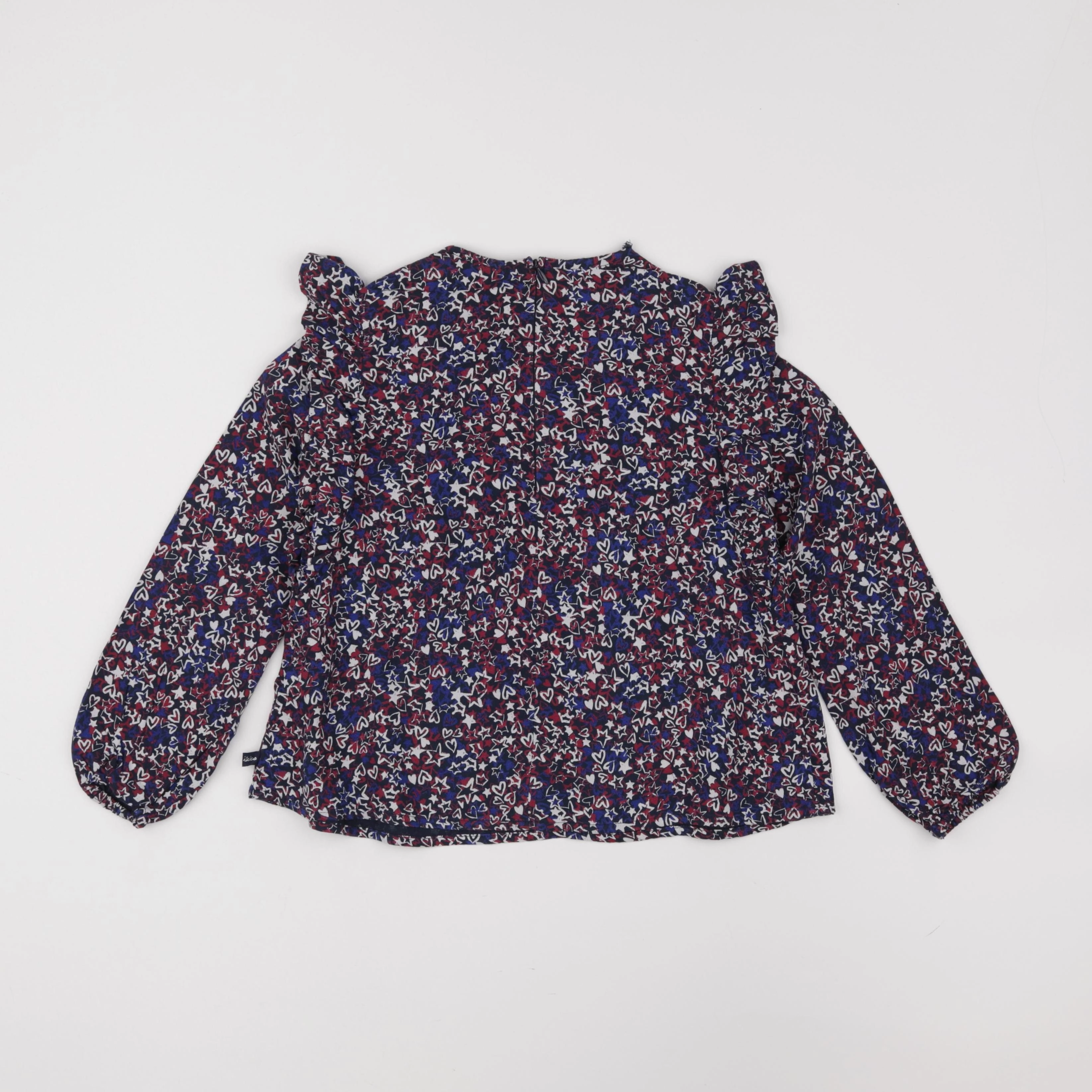 IKKS - blouse bleu - 8 ans