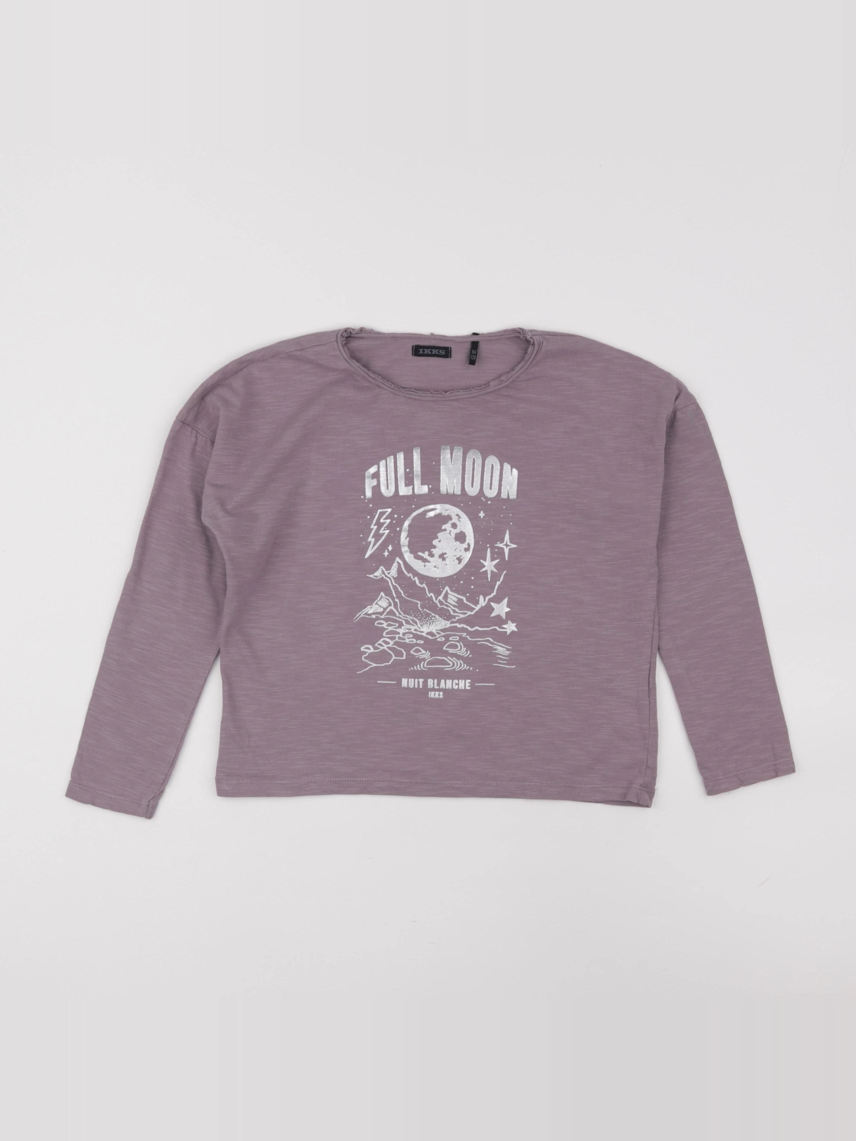 IKKS - tee-shirt violet - 8 ans
