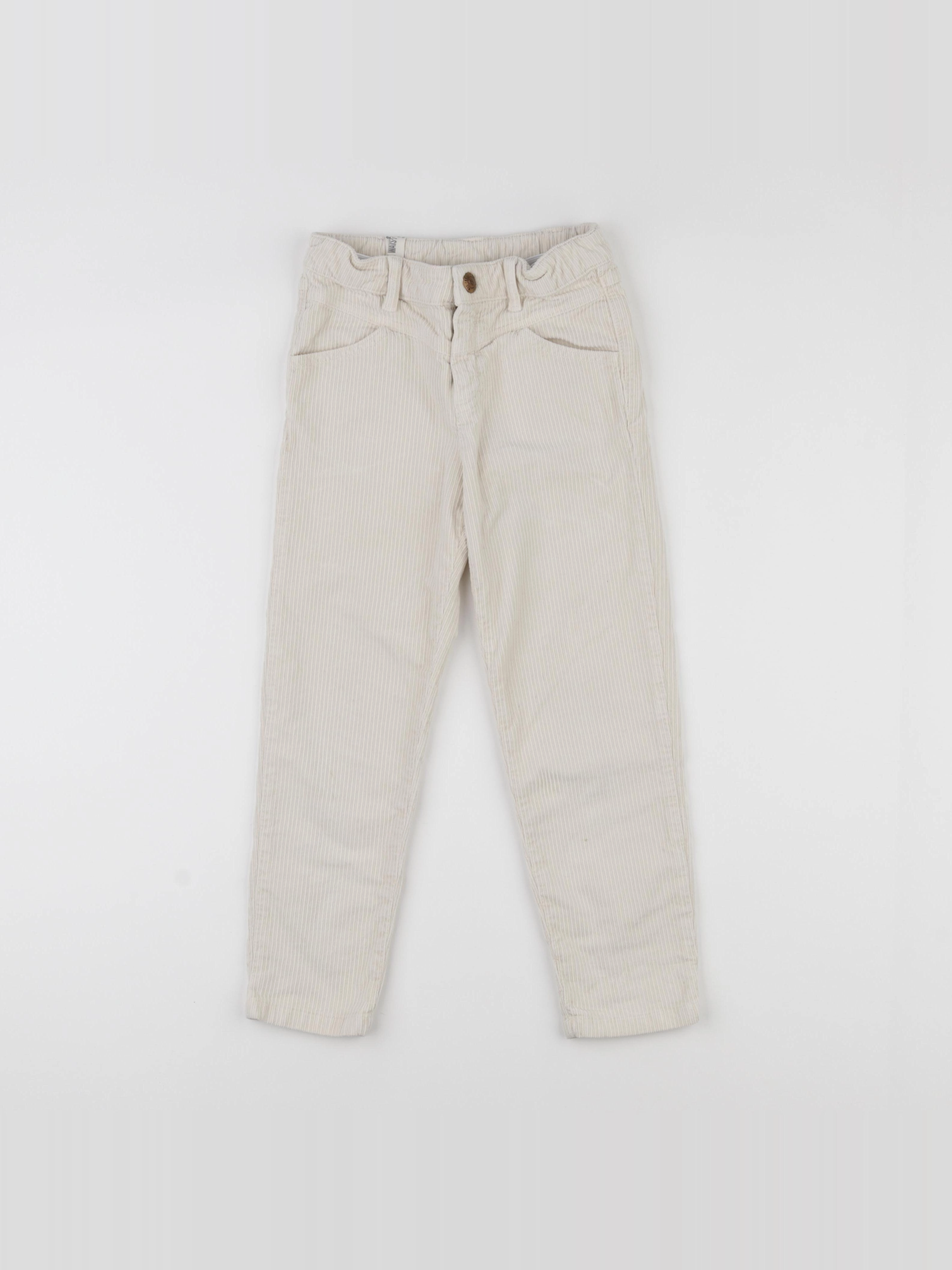 IKKS - pantalon beige - 8 ans
