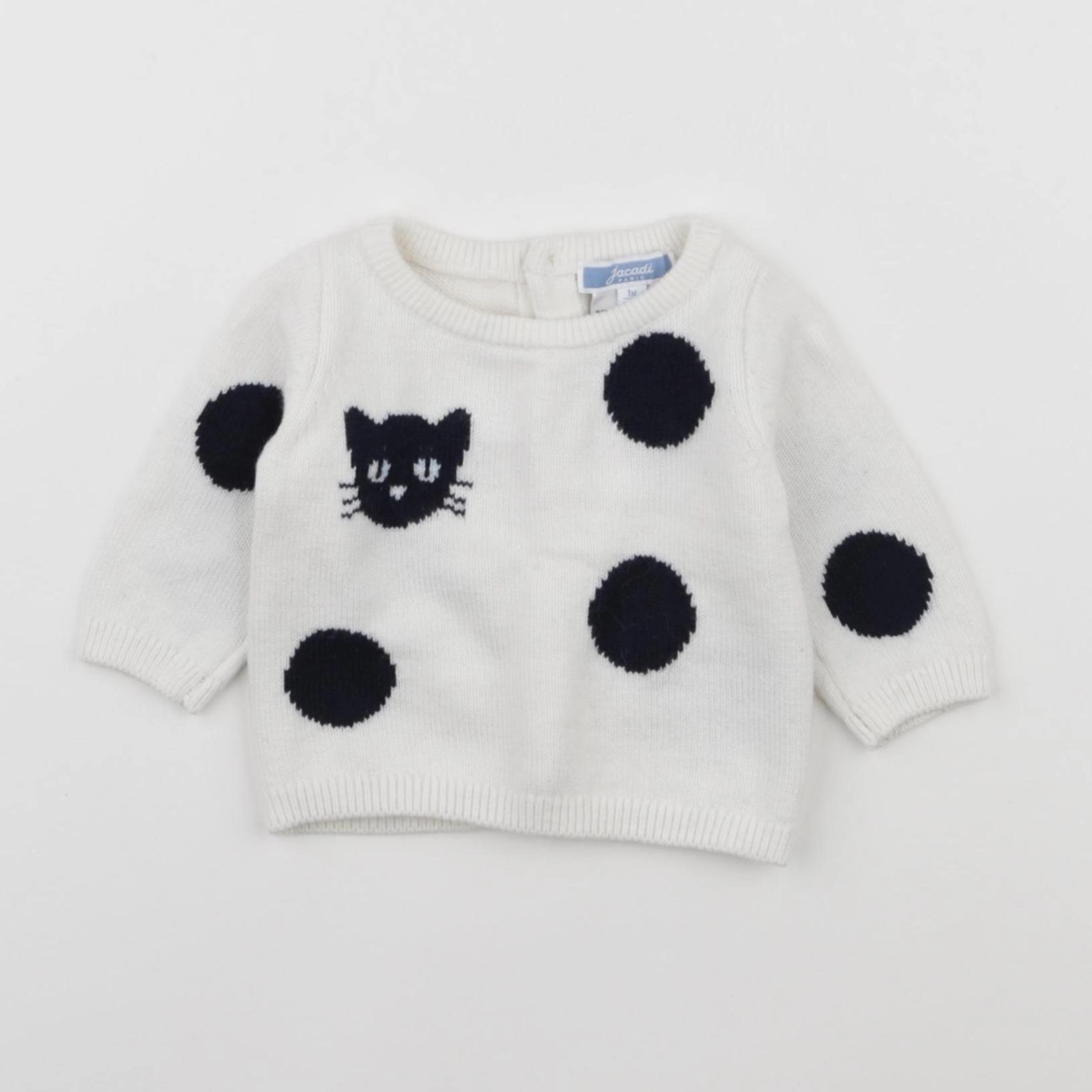 Jacadi - pull multicolore - 1 mois