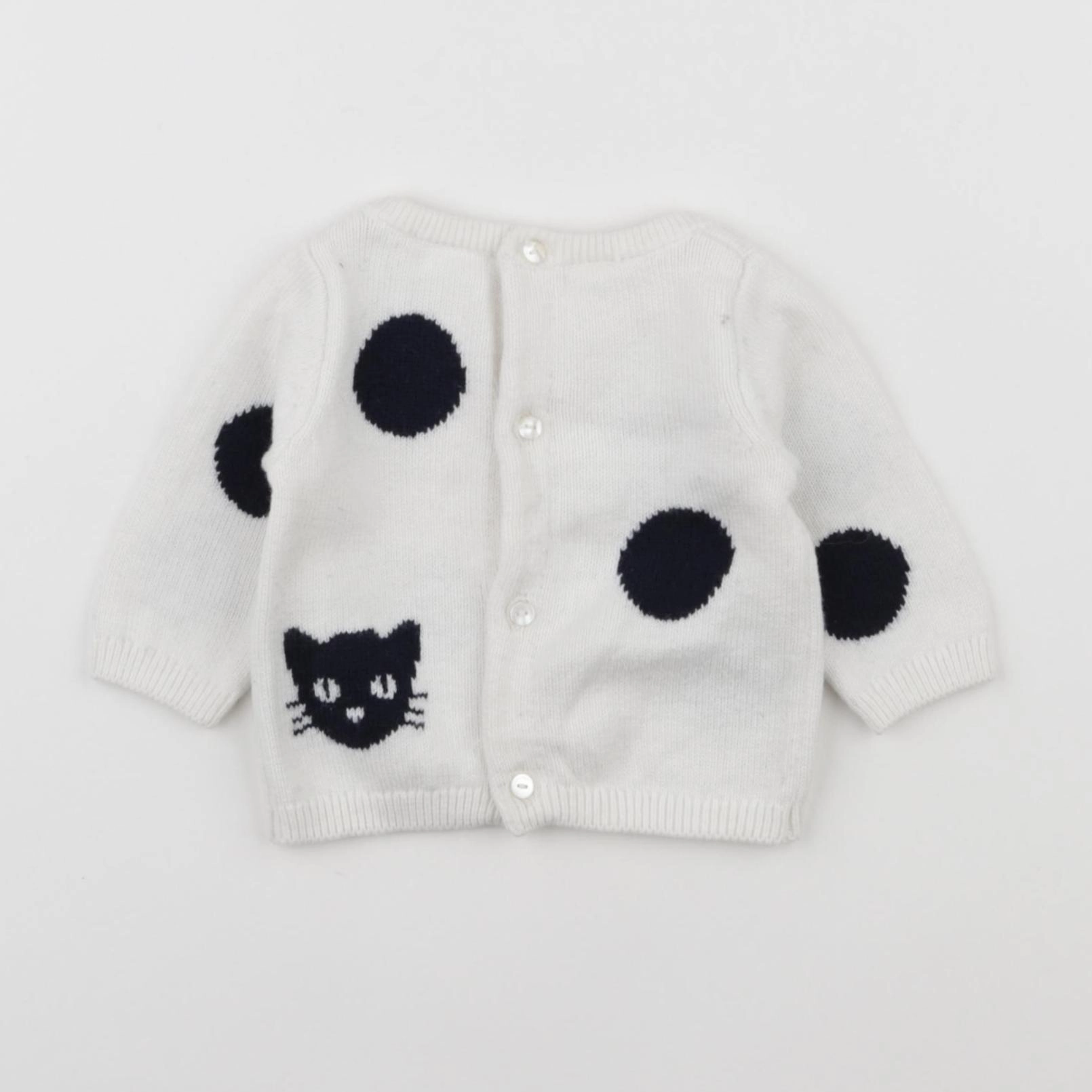 Jacadi - pull multicolore - 1 mois
