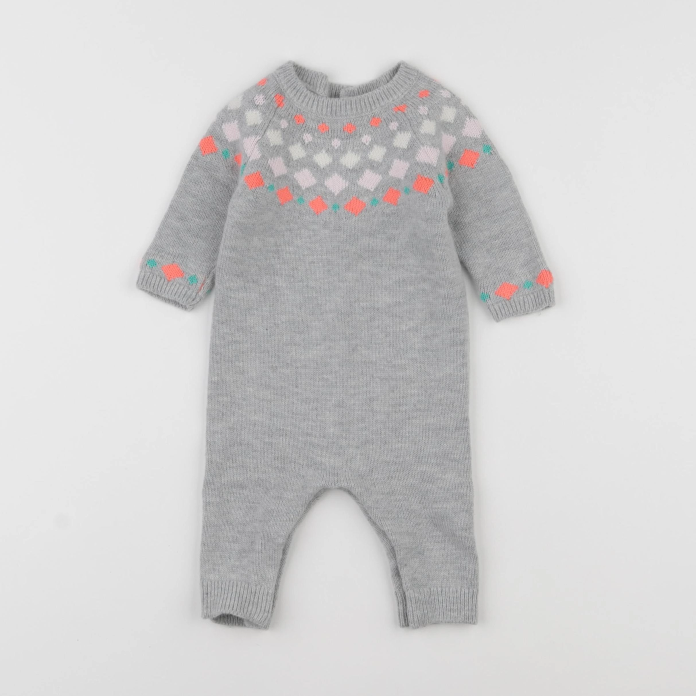 Jacadi - combinaison gris - 3 mois