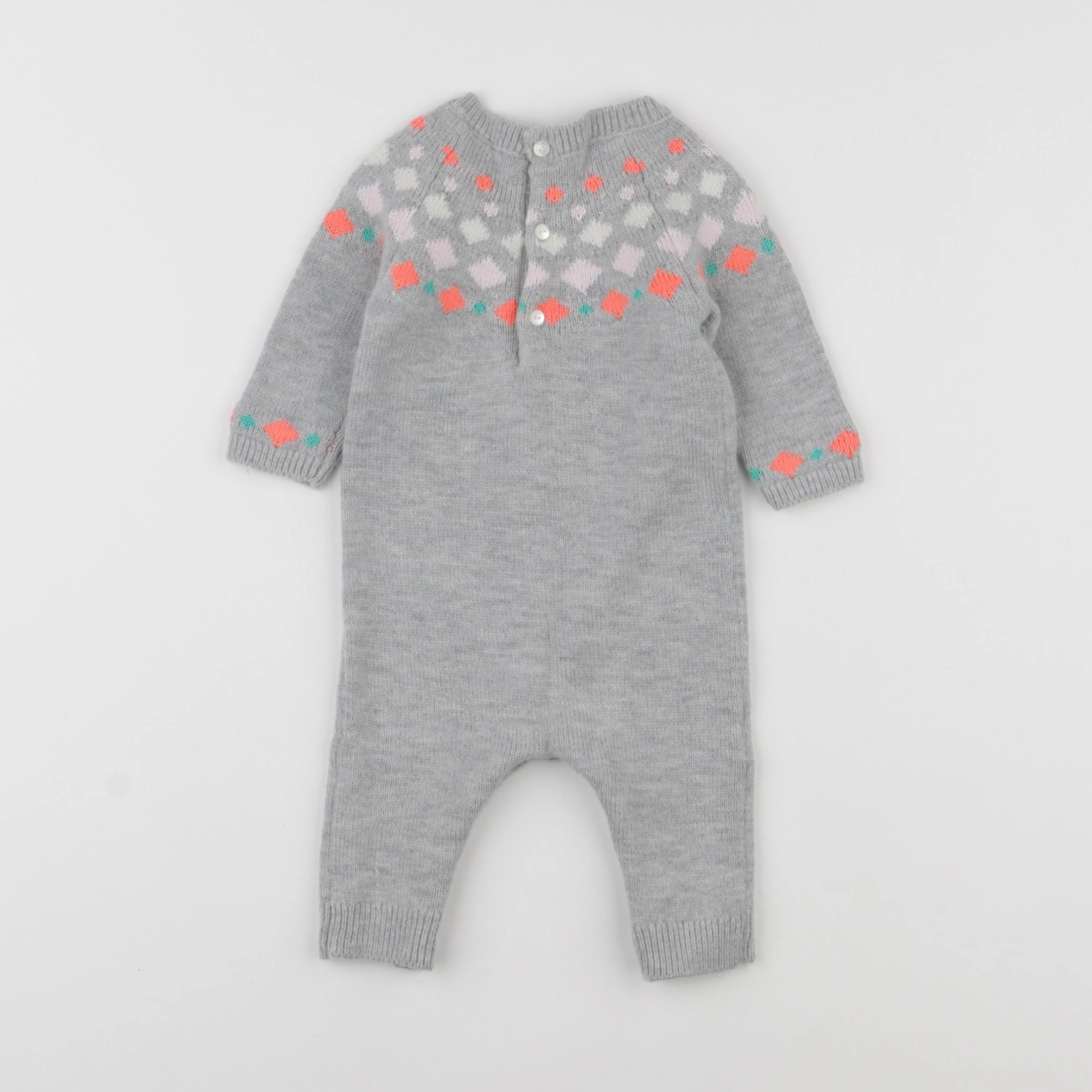 Jacadi - combinaison gris - 3 mois
