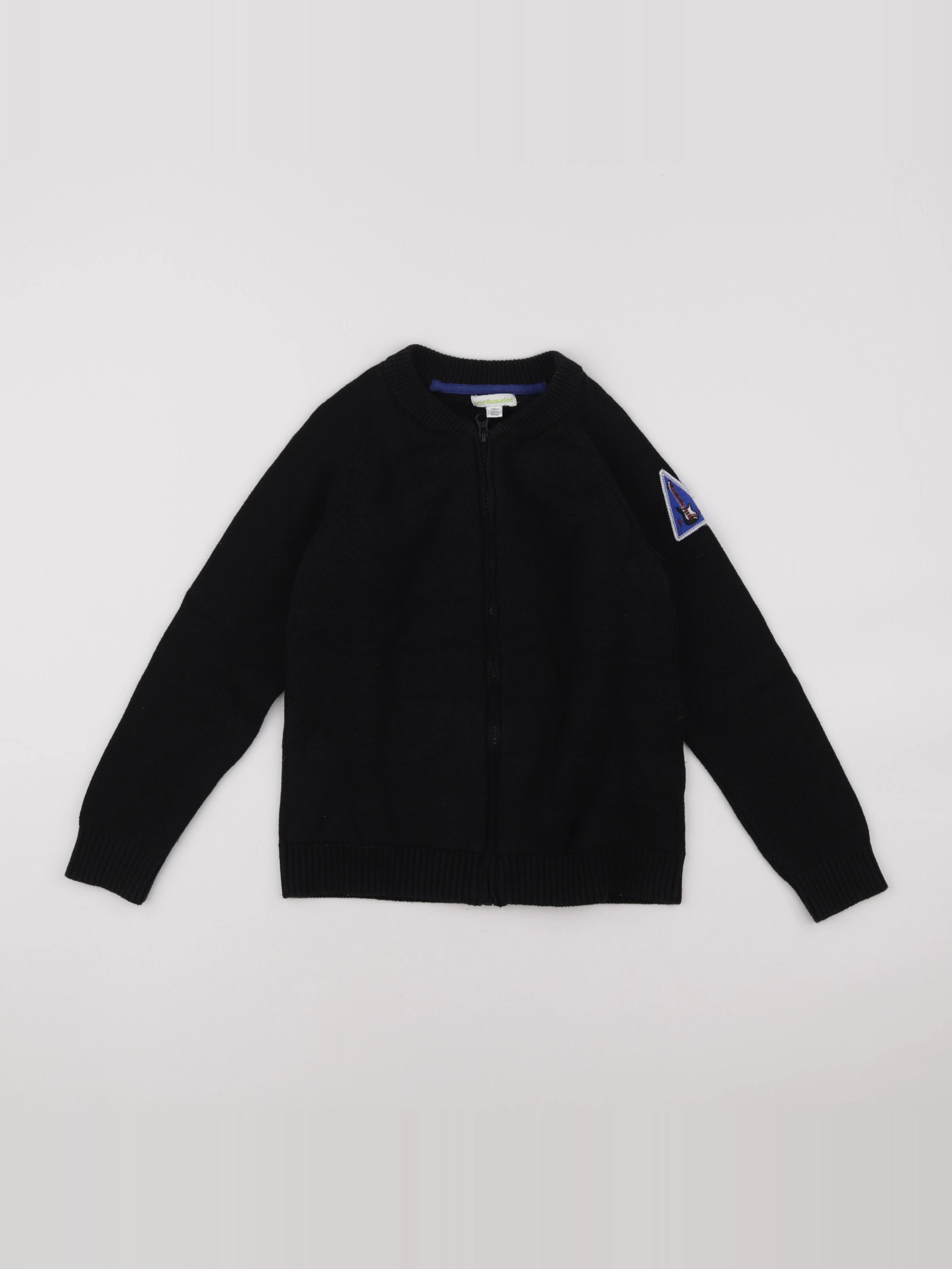 Vertbaudet - veste noir - 8 ans