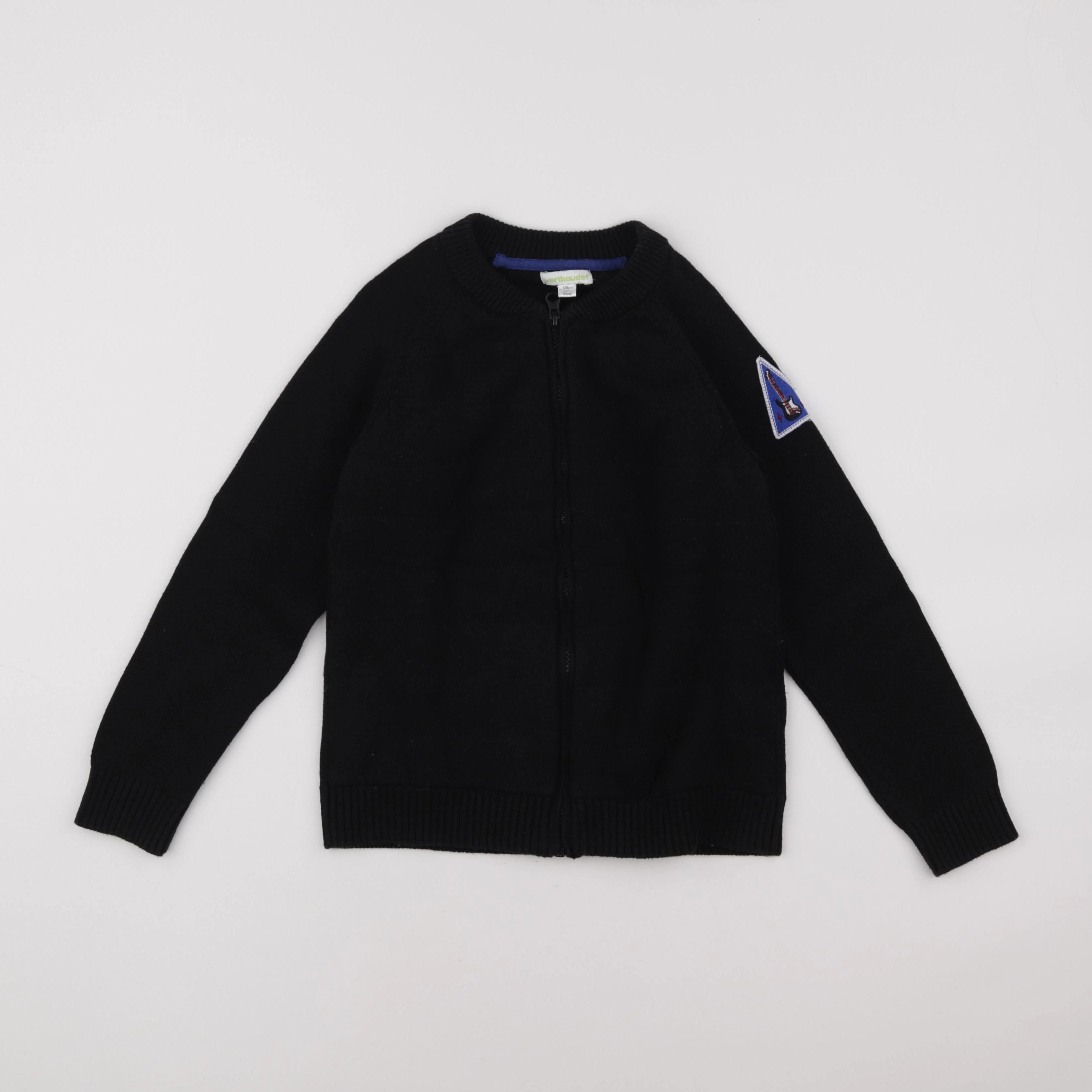 Vertbaudet - veste noir - 8 ans