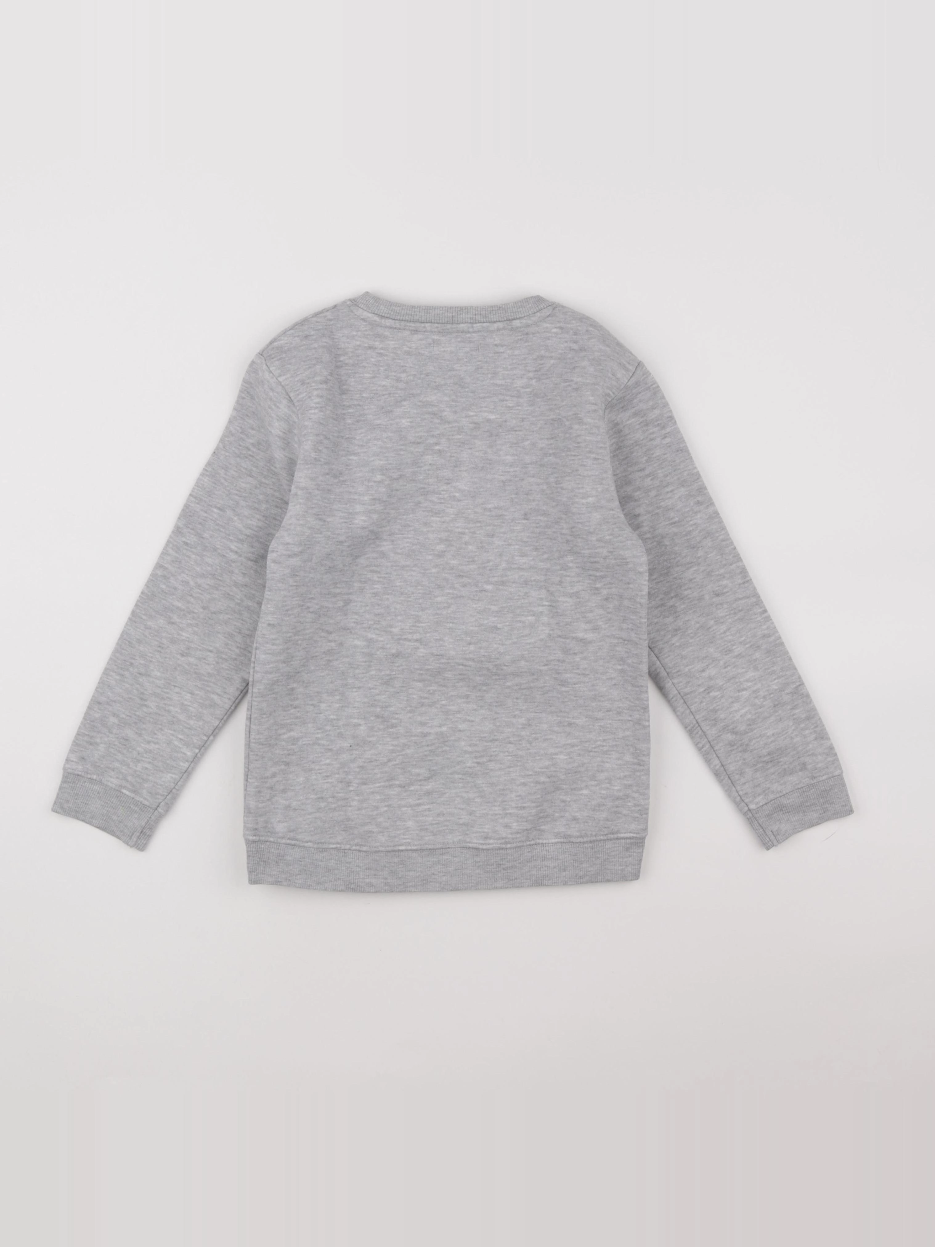 Vertbaudet - sweat gris - 8 ans