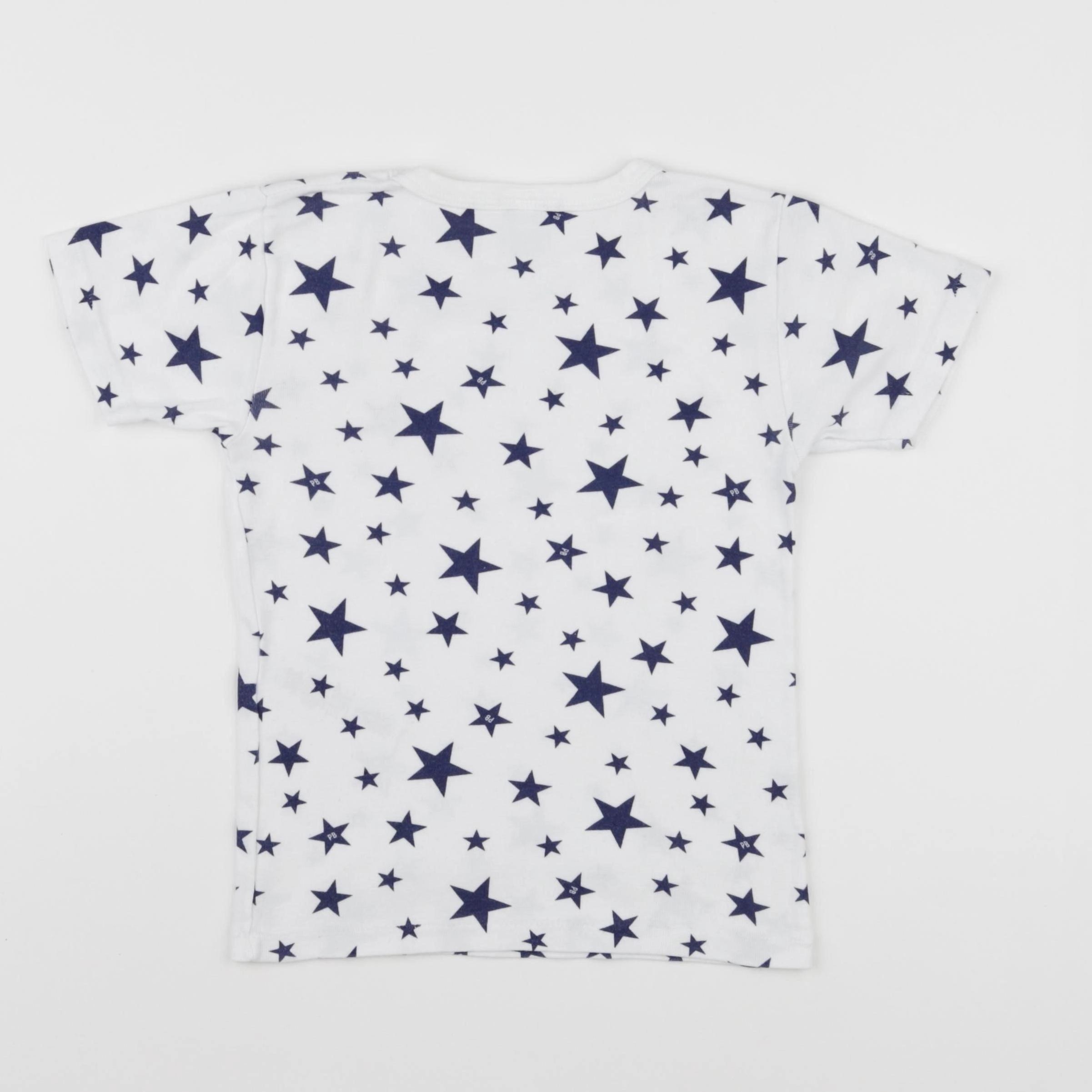 Petit Bateau - maillot de corps bleu, blanc - 8 ans