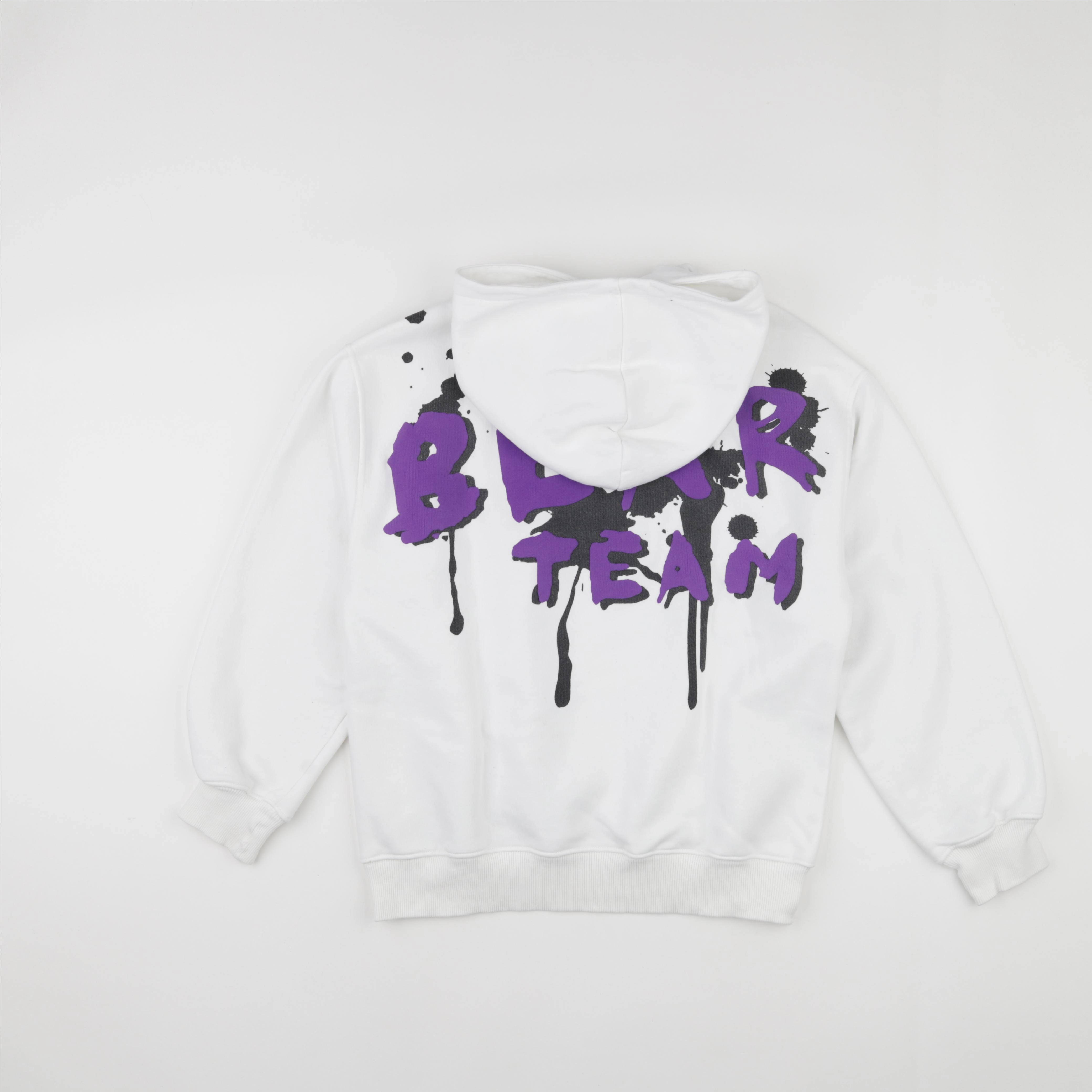 Zara - sweat imprimé au dos blanc - 11/12 ans