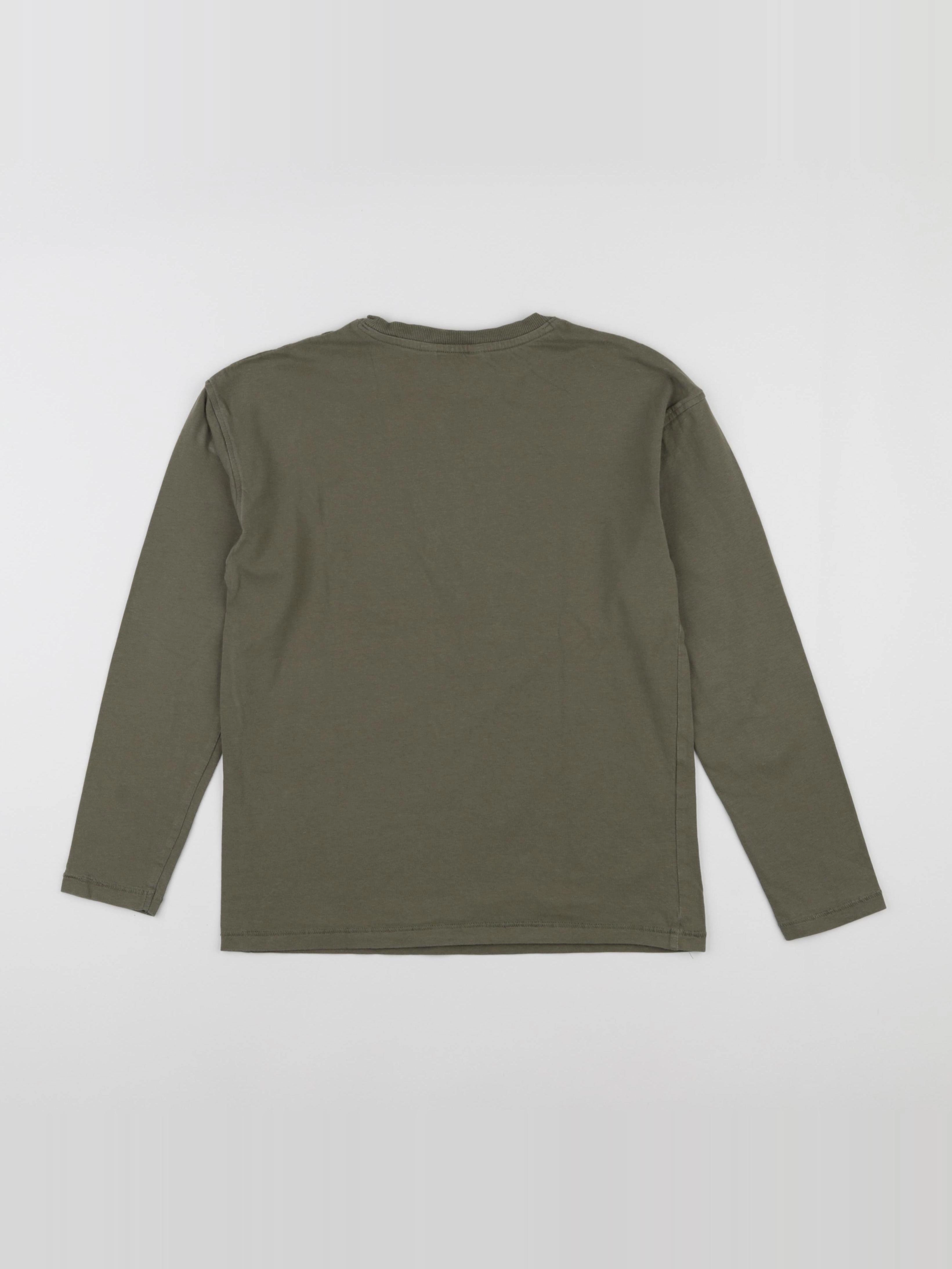 Mango - tee-shirt vert - 11/12 ans