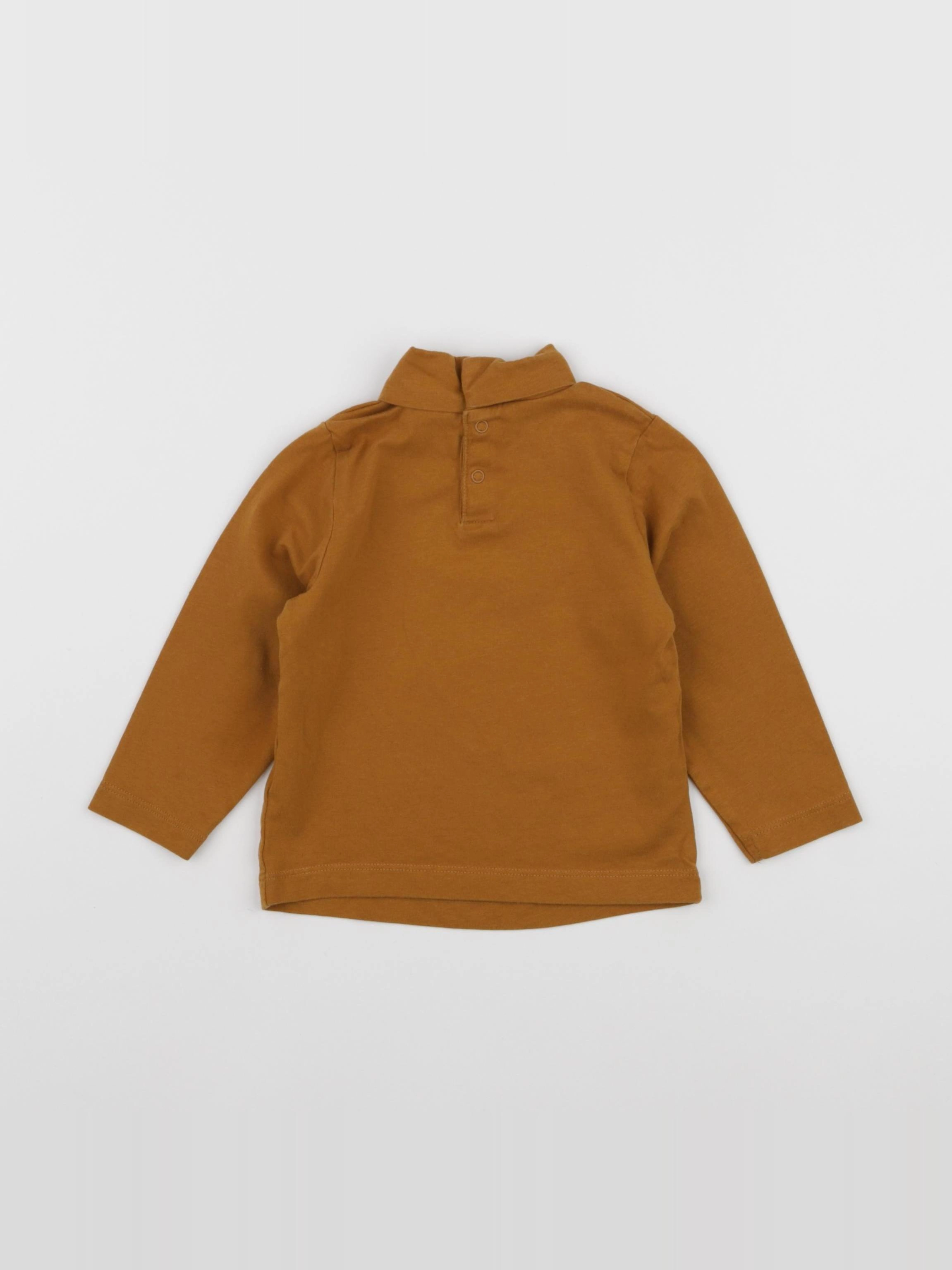 Tape à l'oeil - sous-pull marron - 18 mois