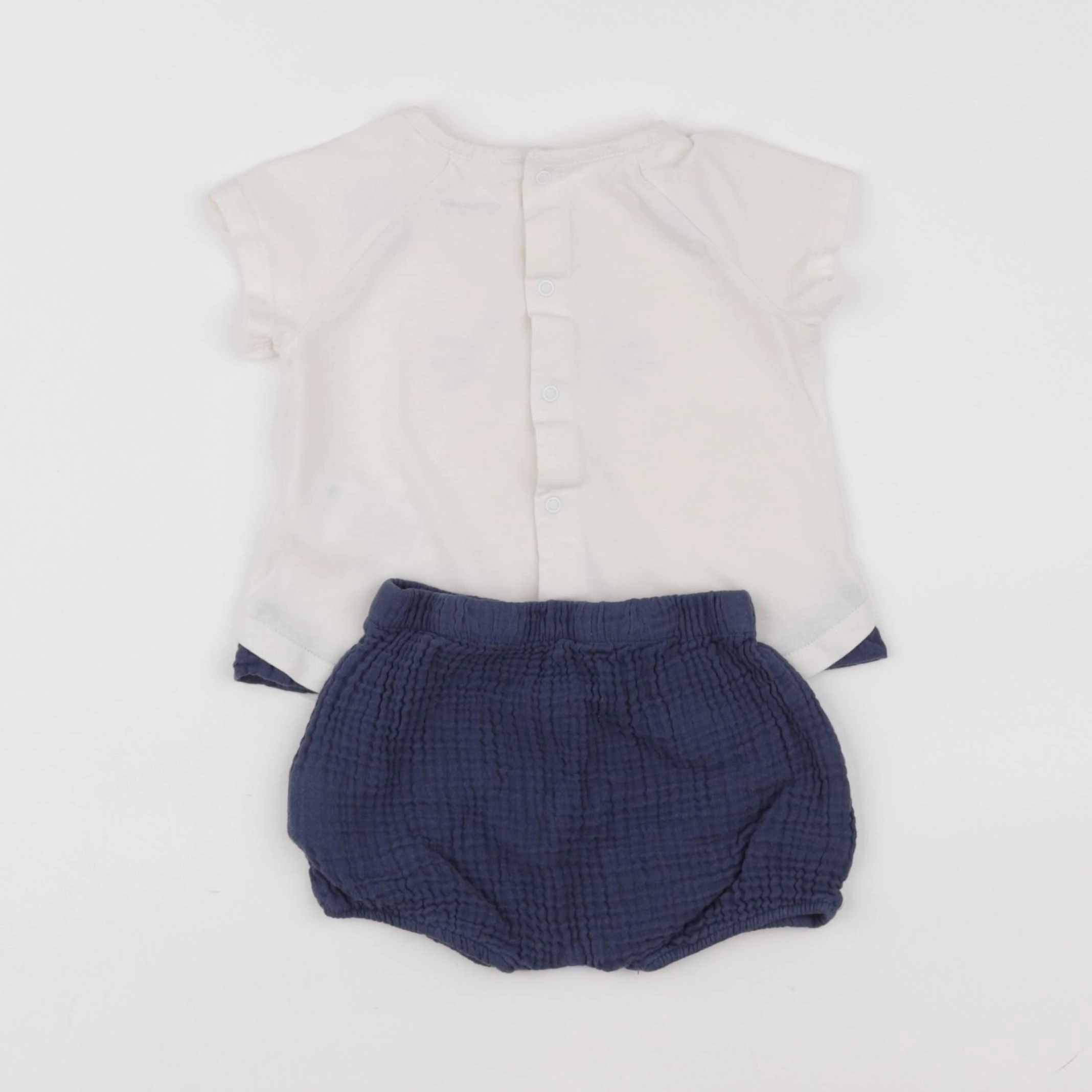 Vertbaudet - ensemble bleu - 18 mois