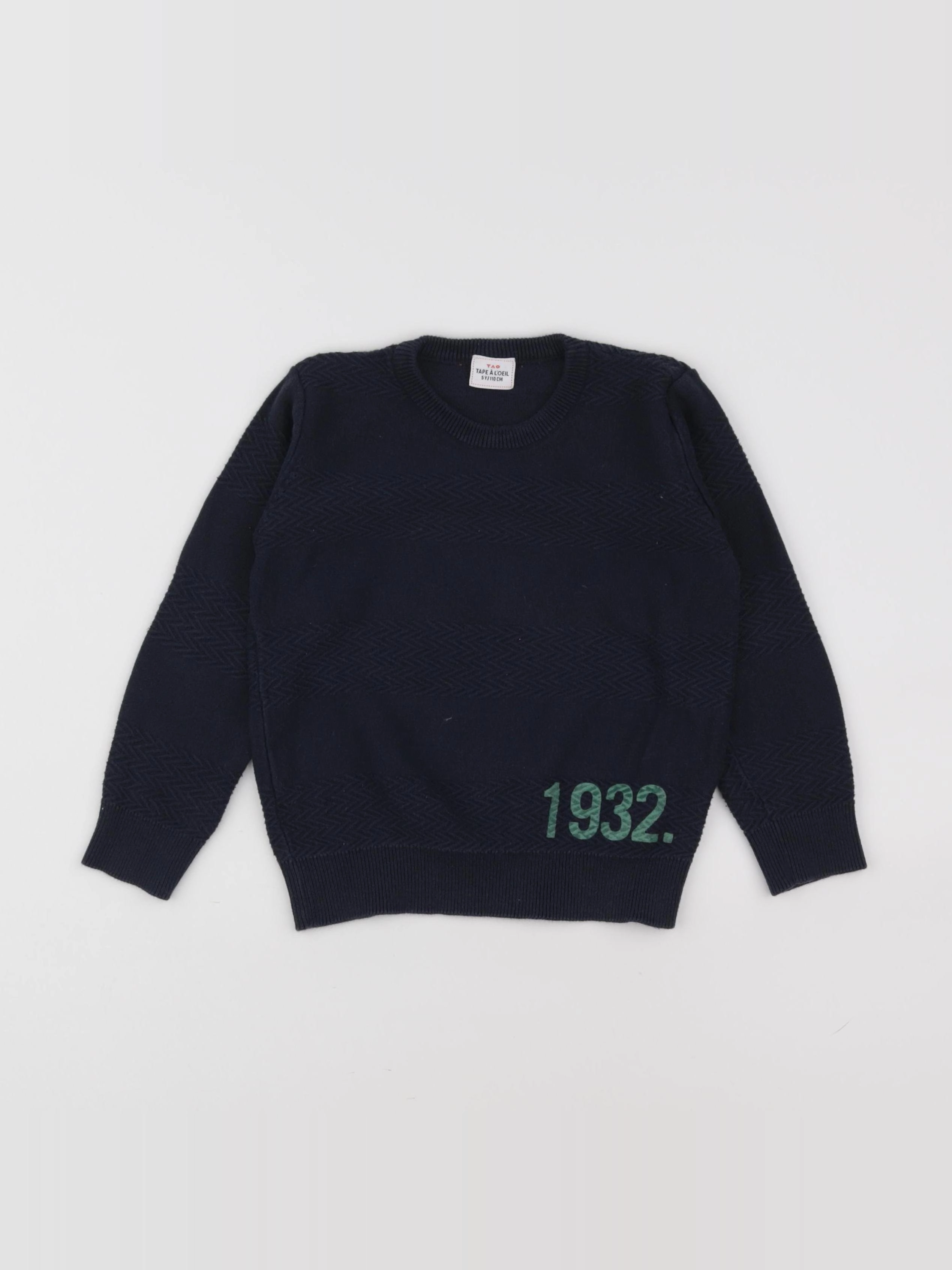Tape à l'oeil - pull bleu - 5 ans