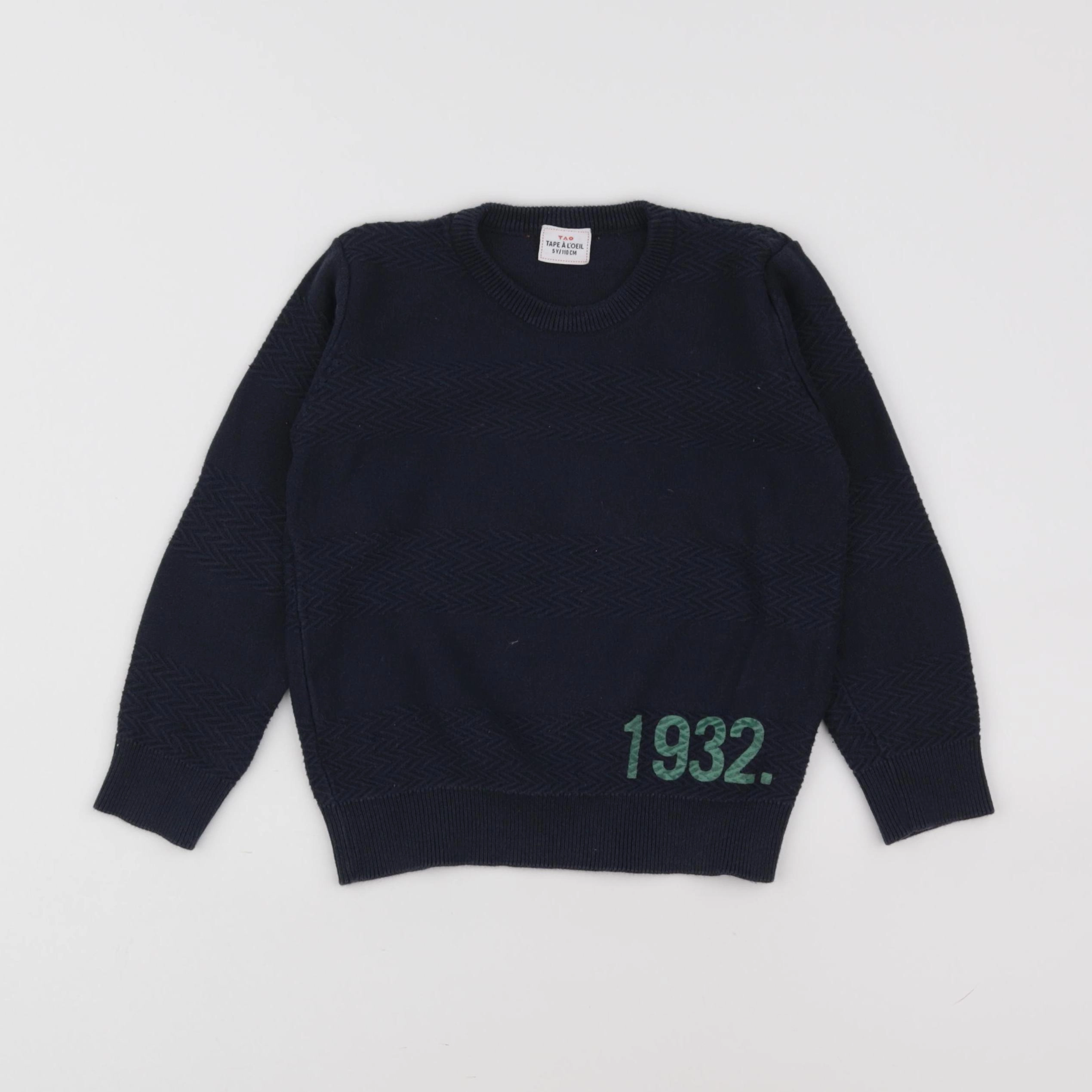 Tape à l'oeil - pull bleu - 5 ans