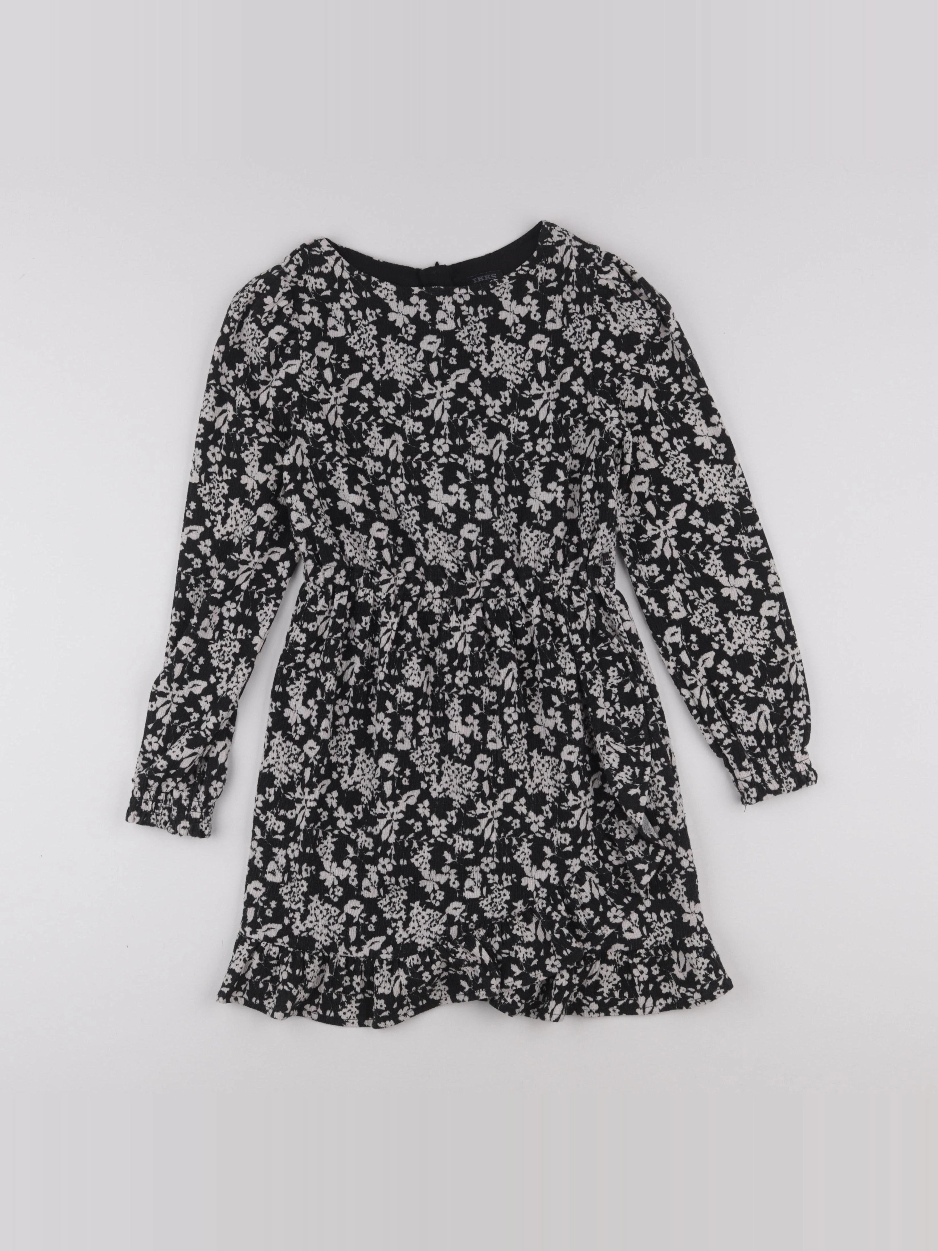 IKKS - robe noir - 10 ans