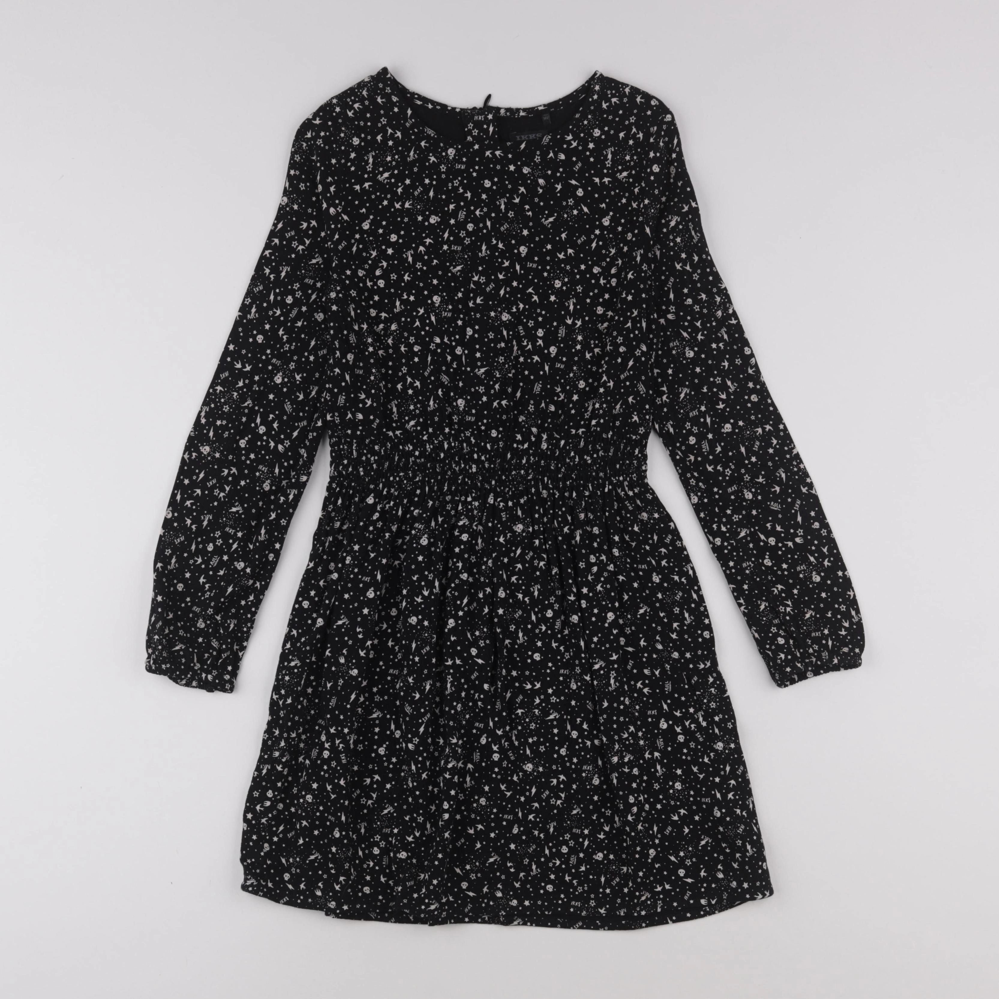 IKKS - robe noir - 10 ans