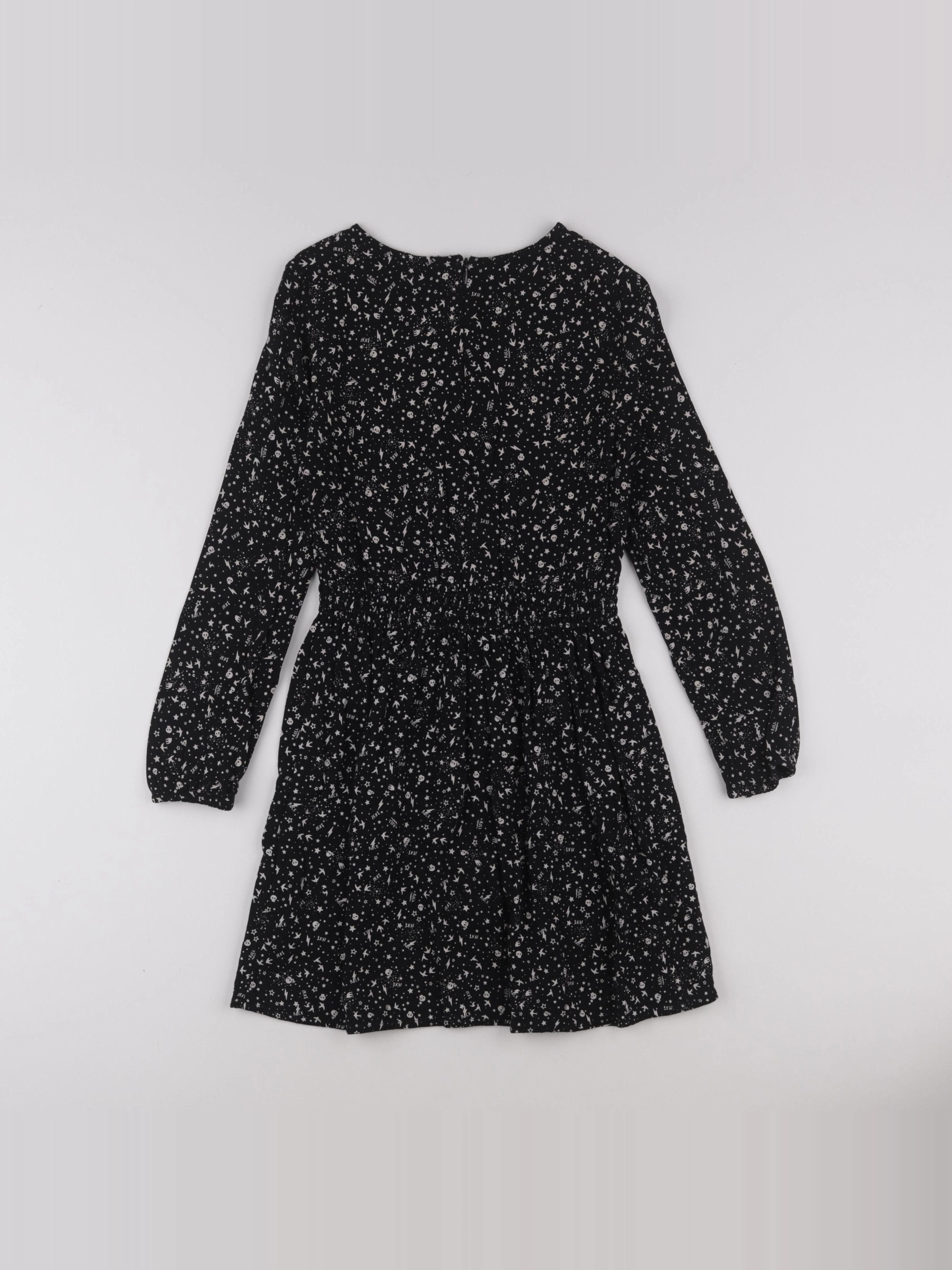 IKKS - robe noir - 10 ans