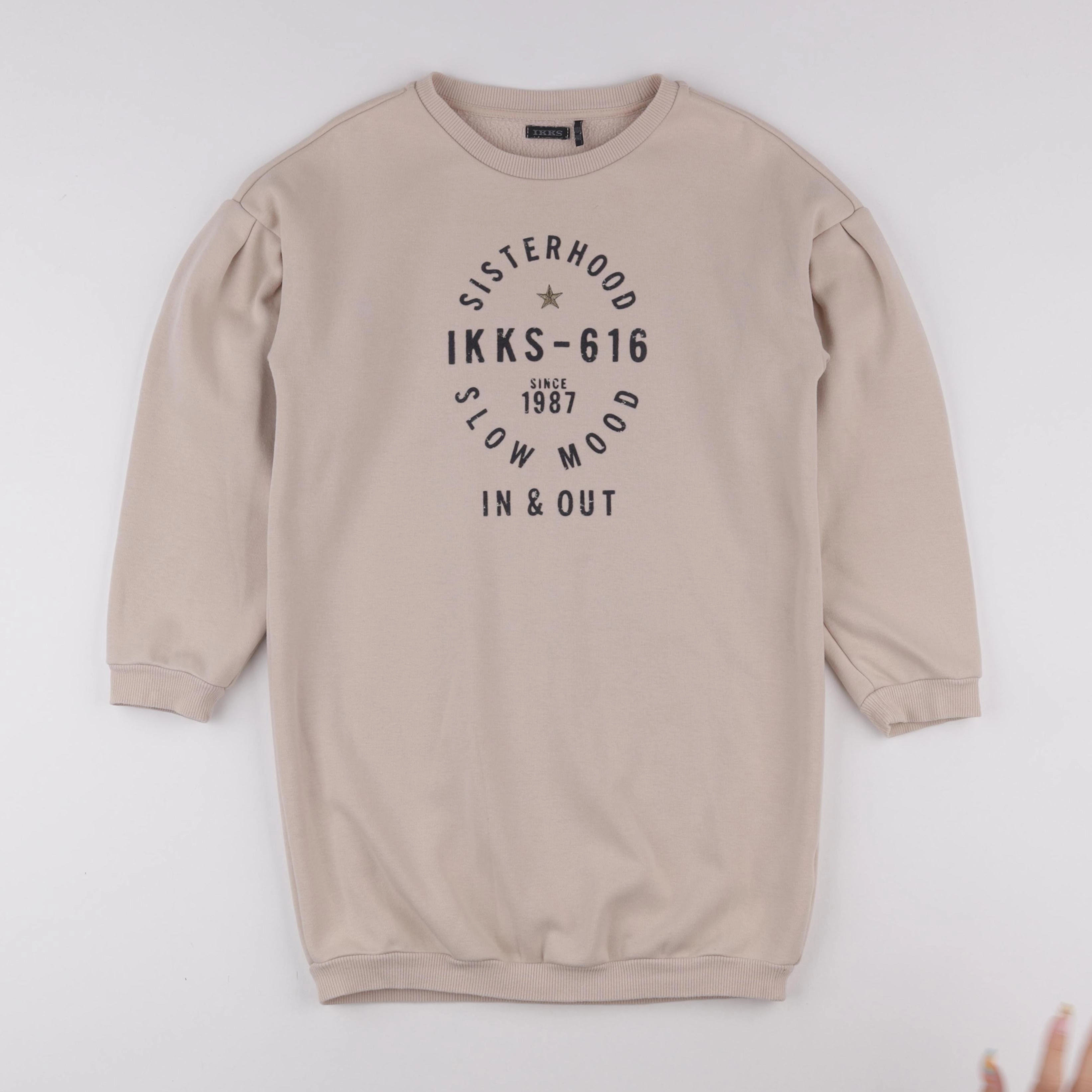 IKKS - robe beige - 10 ans