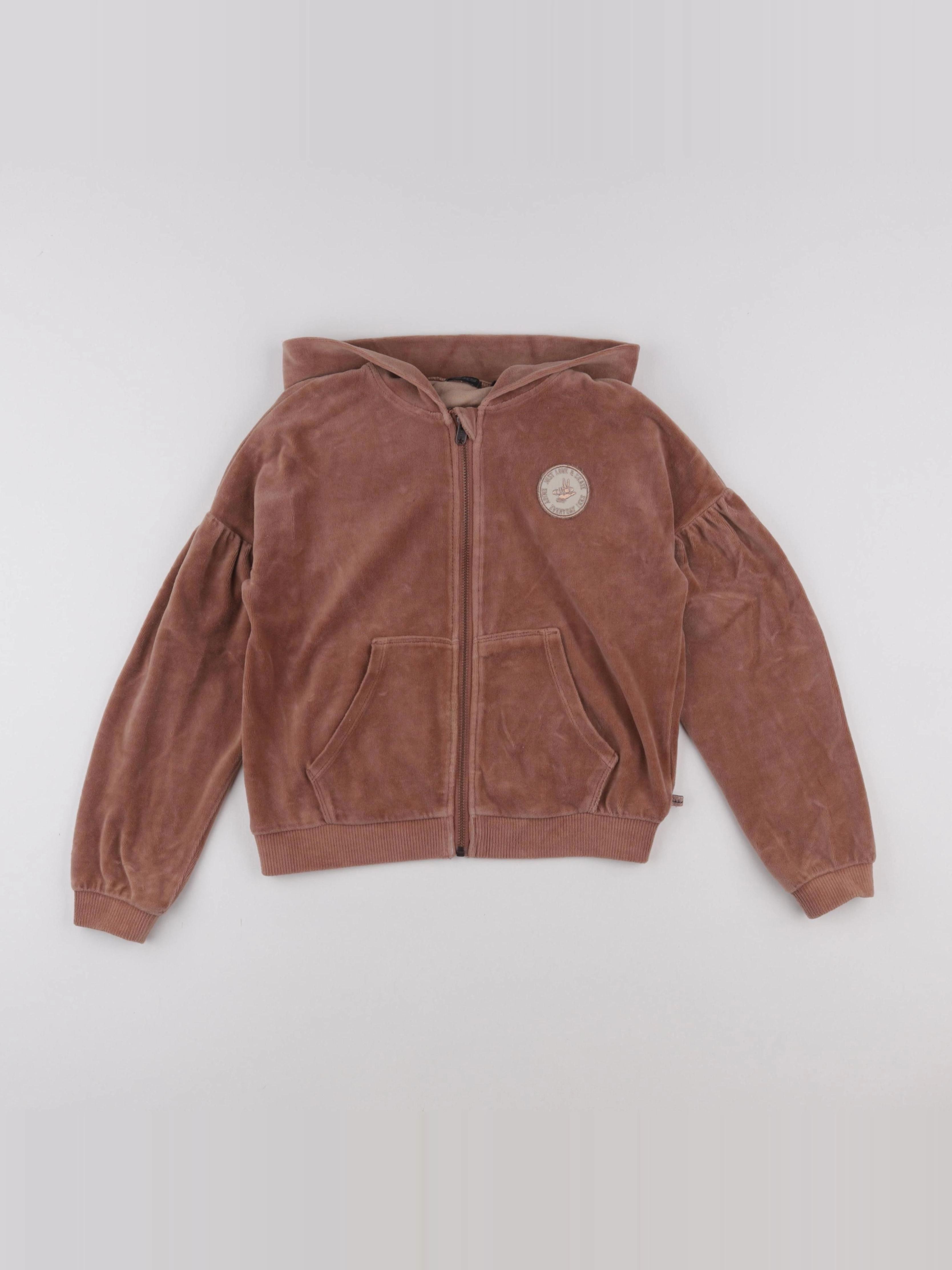 IKKS - sweat marron - 10 ans