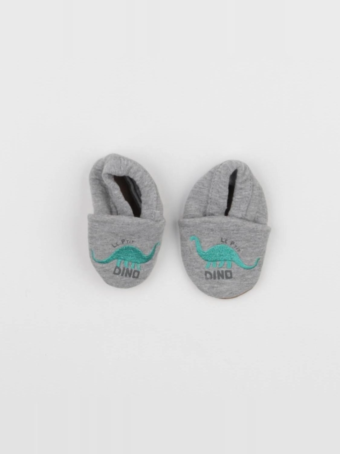 Vertbaudet - chaussons gris - pointure 16