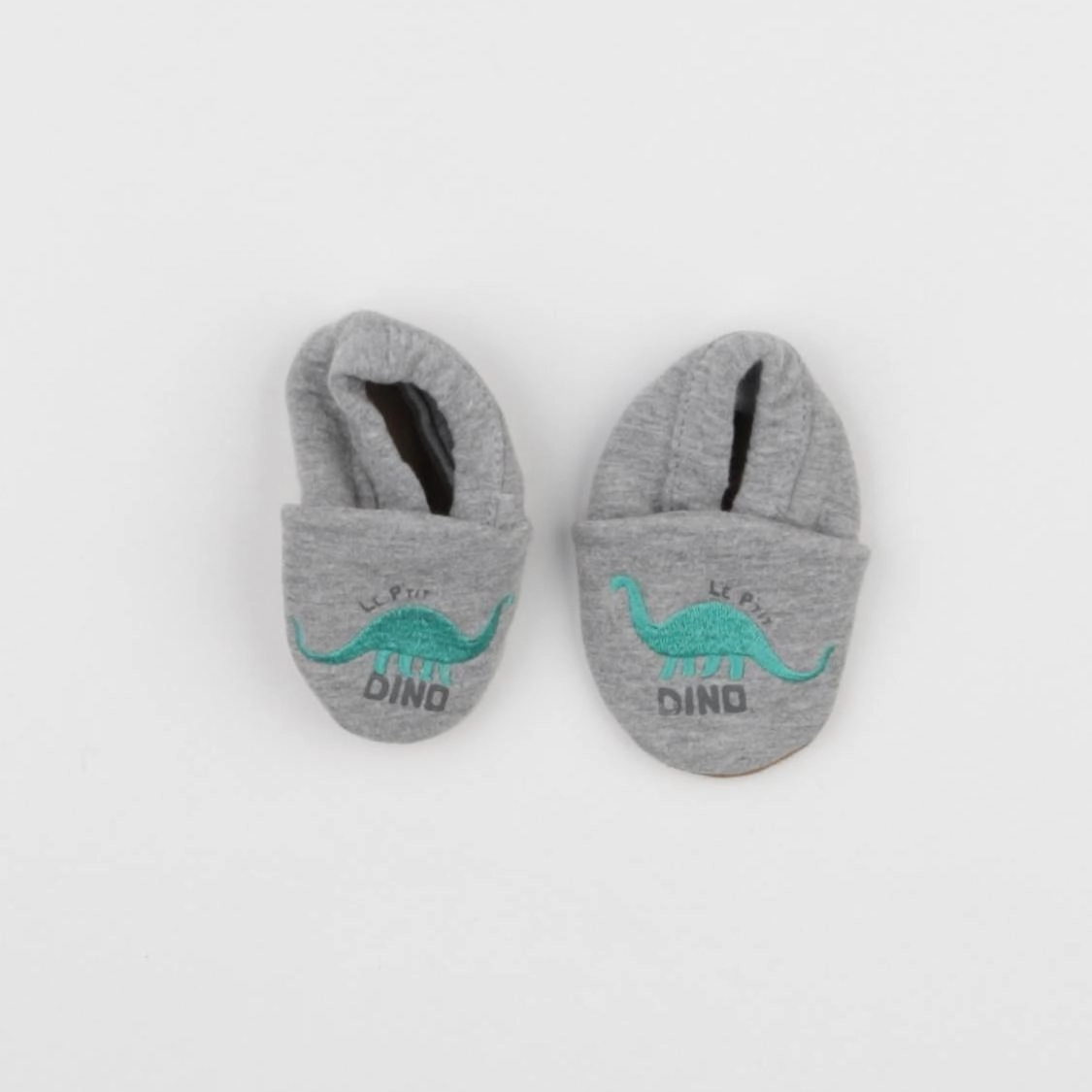 Vertbaudet - chaussons gris - pointure 16