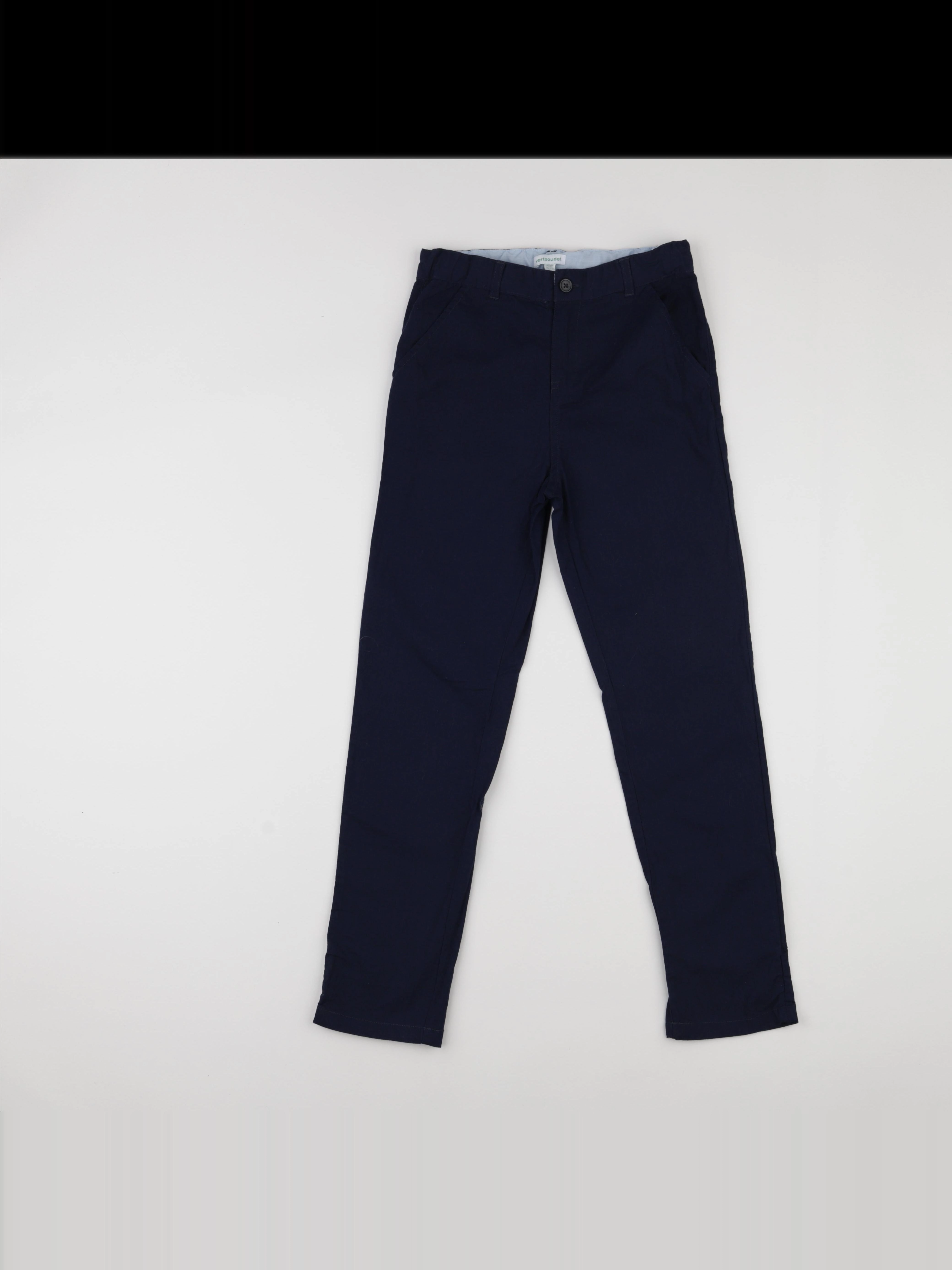 Vertbaudet - pantalon bleu - 10 ans