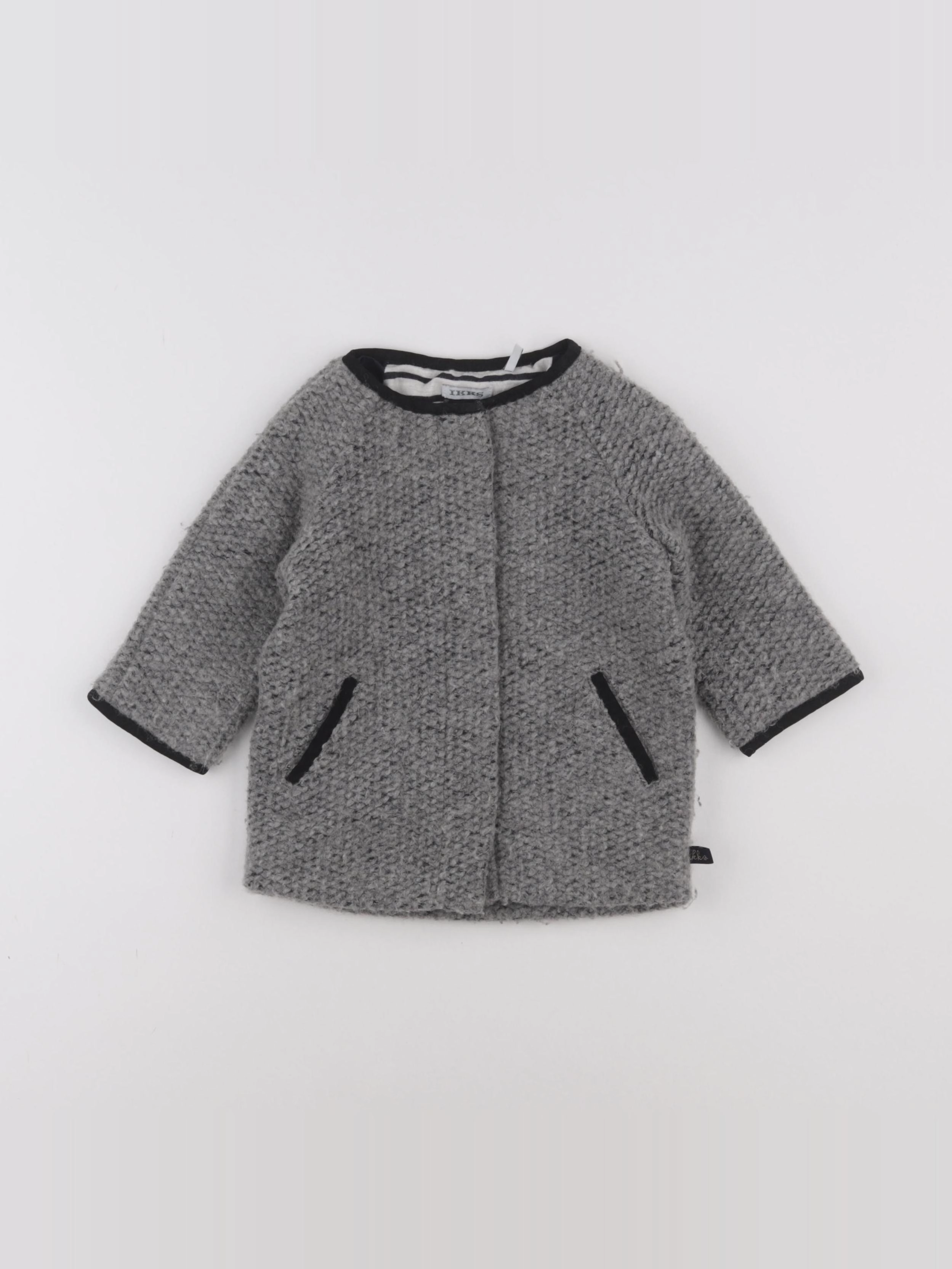 IKKS - veste gris - 12 mois
