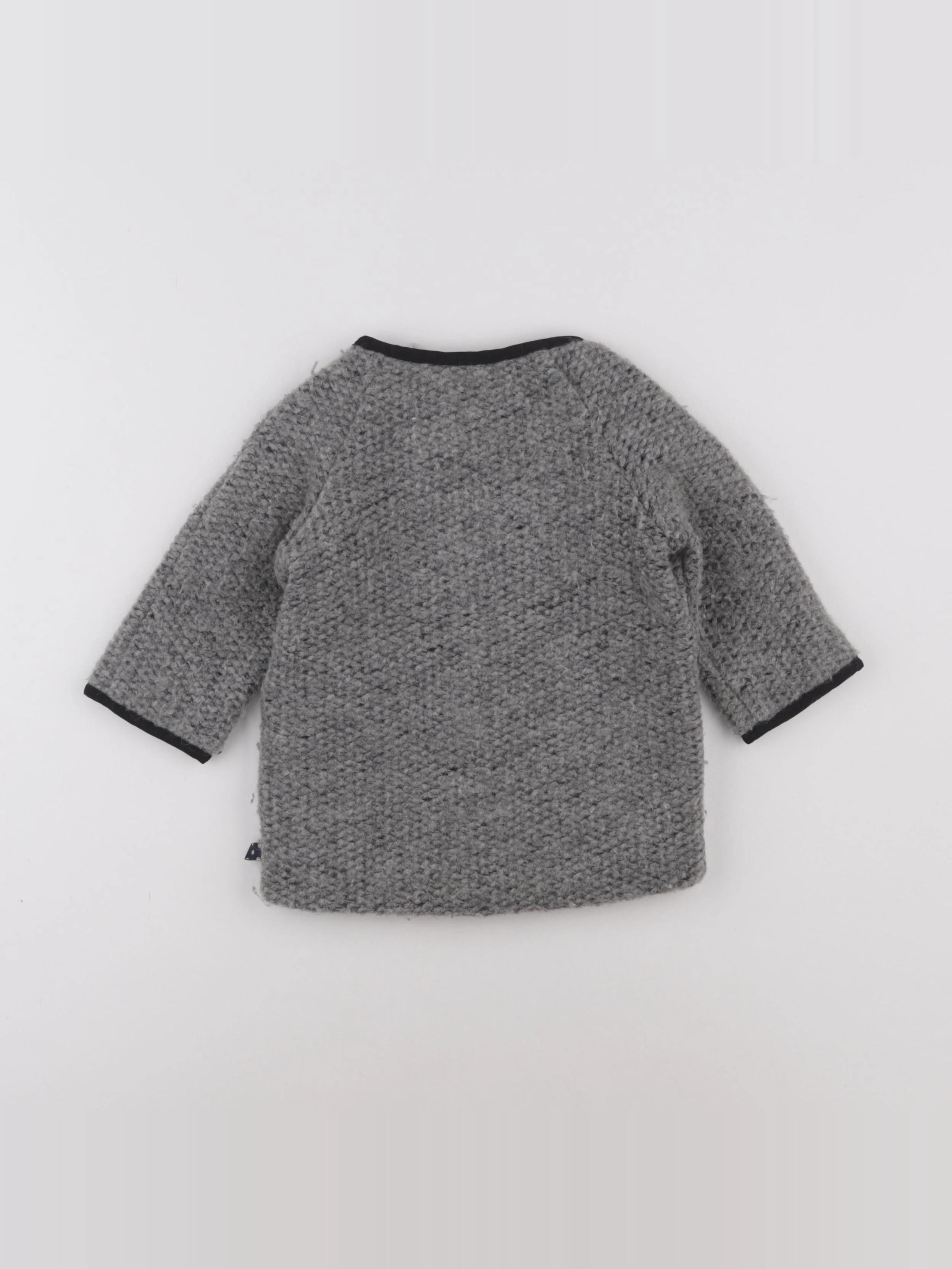 IKKS - veste gris - 12 mois