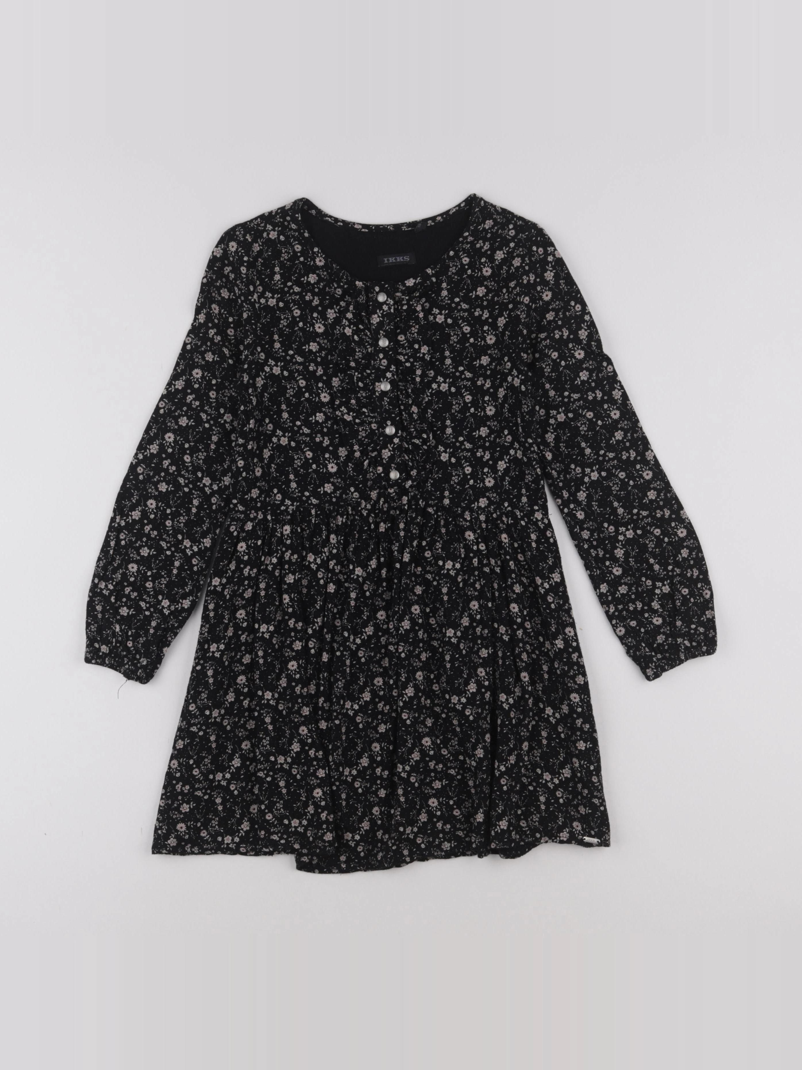IKKS - robe noir - 6 ans