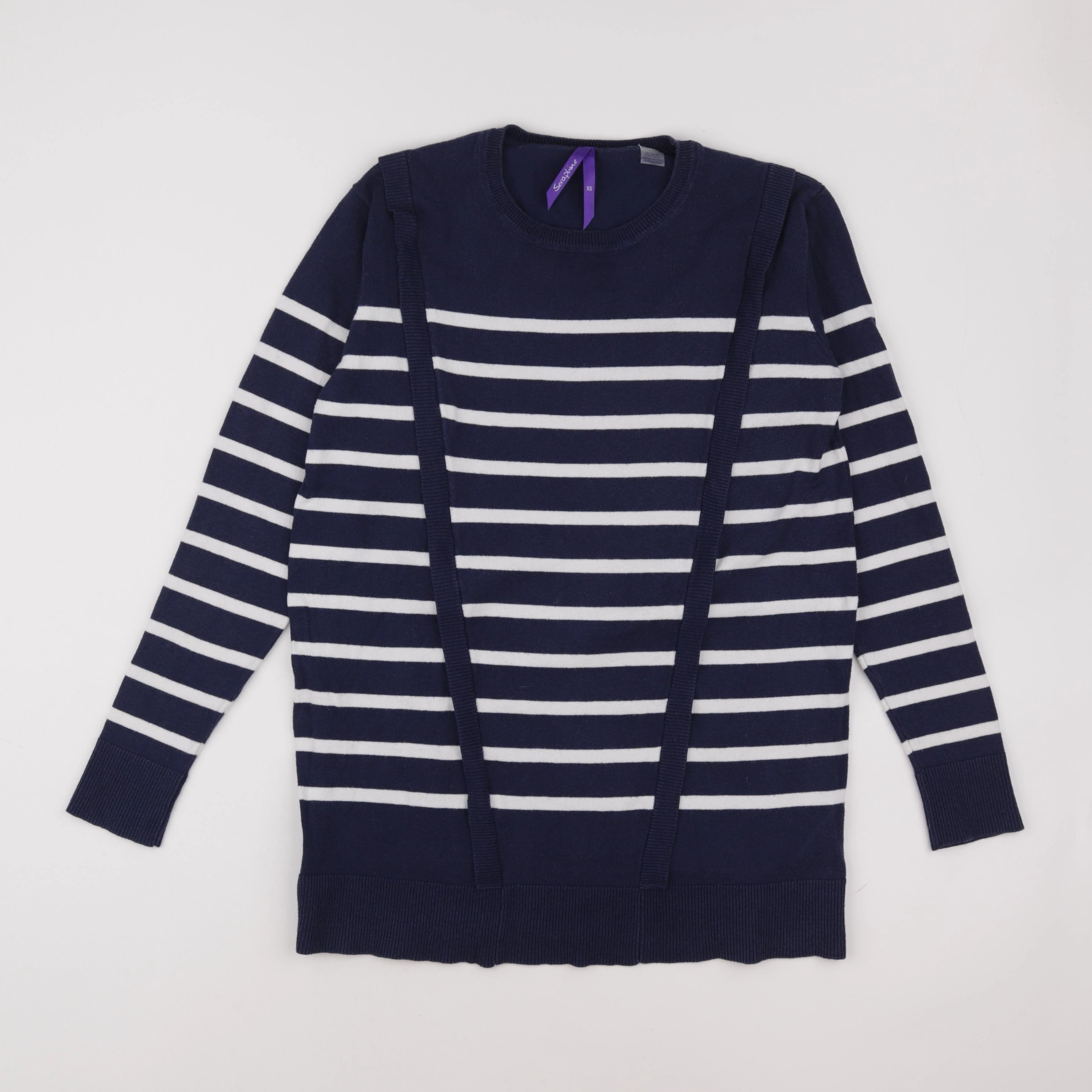 Seraphine - pull allaitement, grossesse bleu - 34