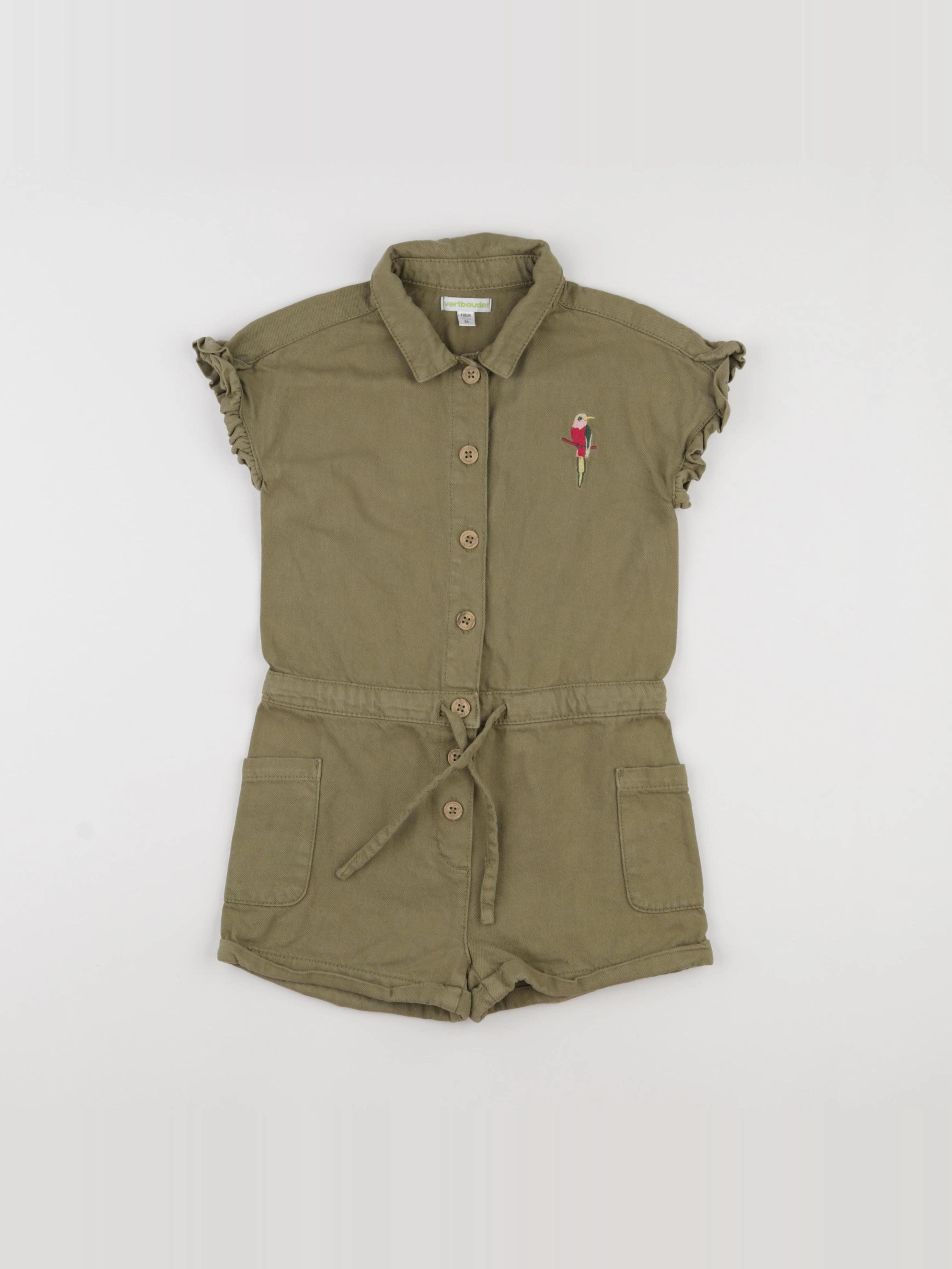Vertbaudet - combinaison vert - 6 ans