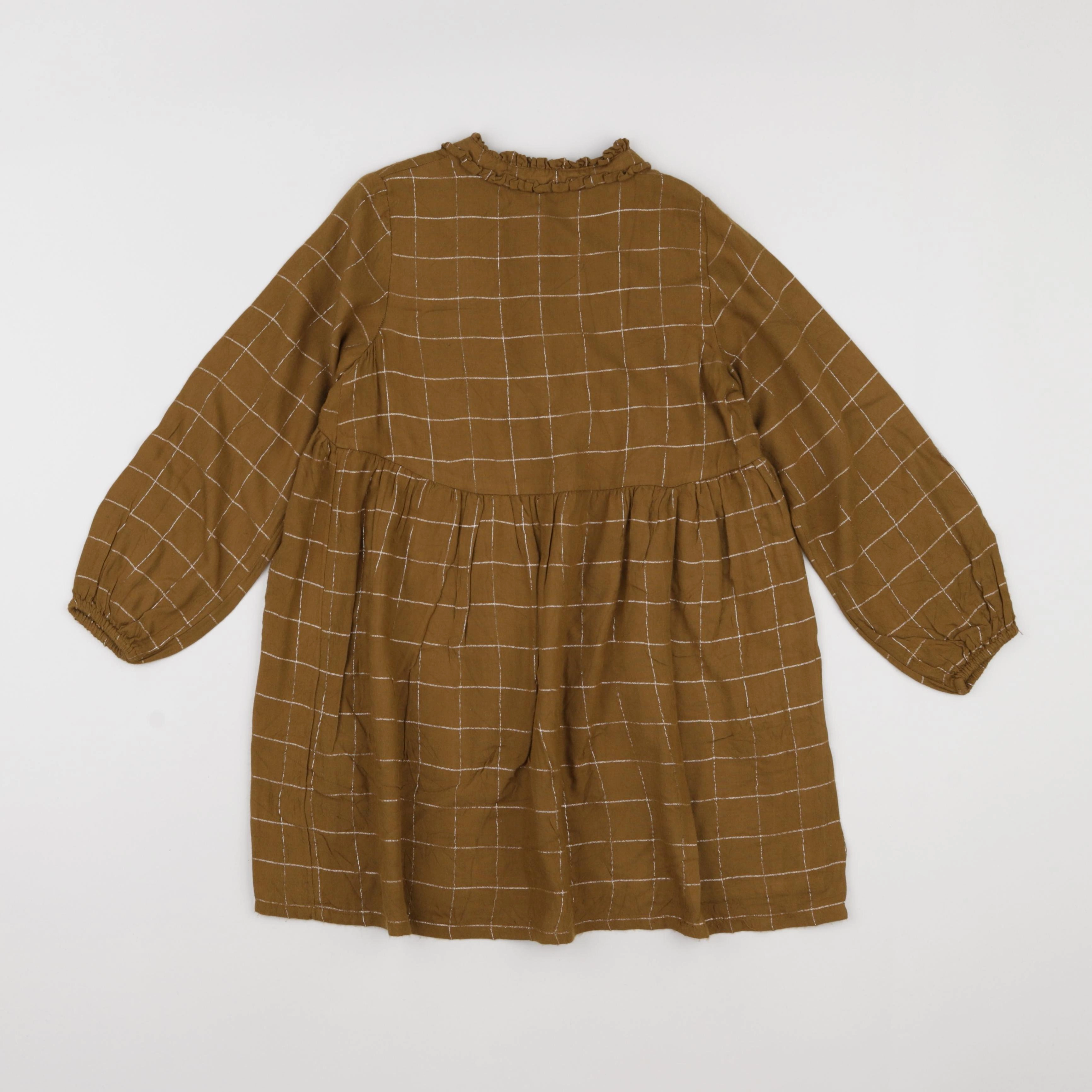 Vertbaudet - robe marron - 6 ans