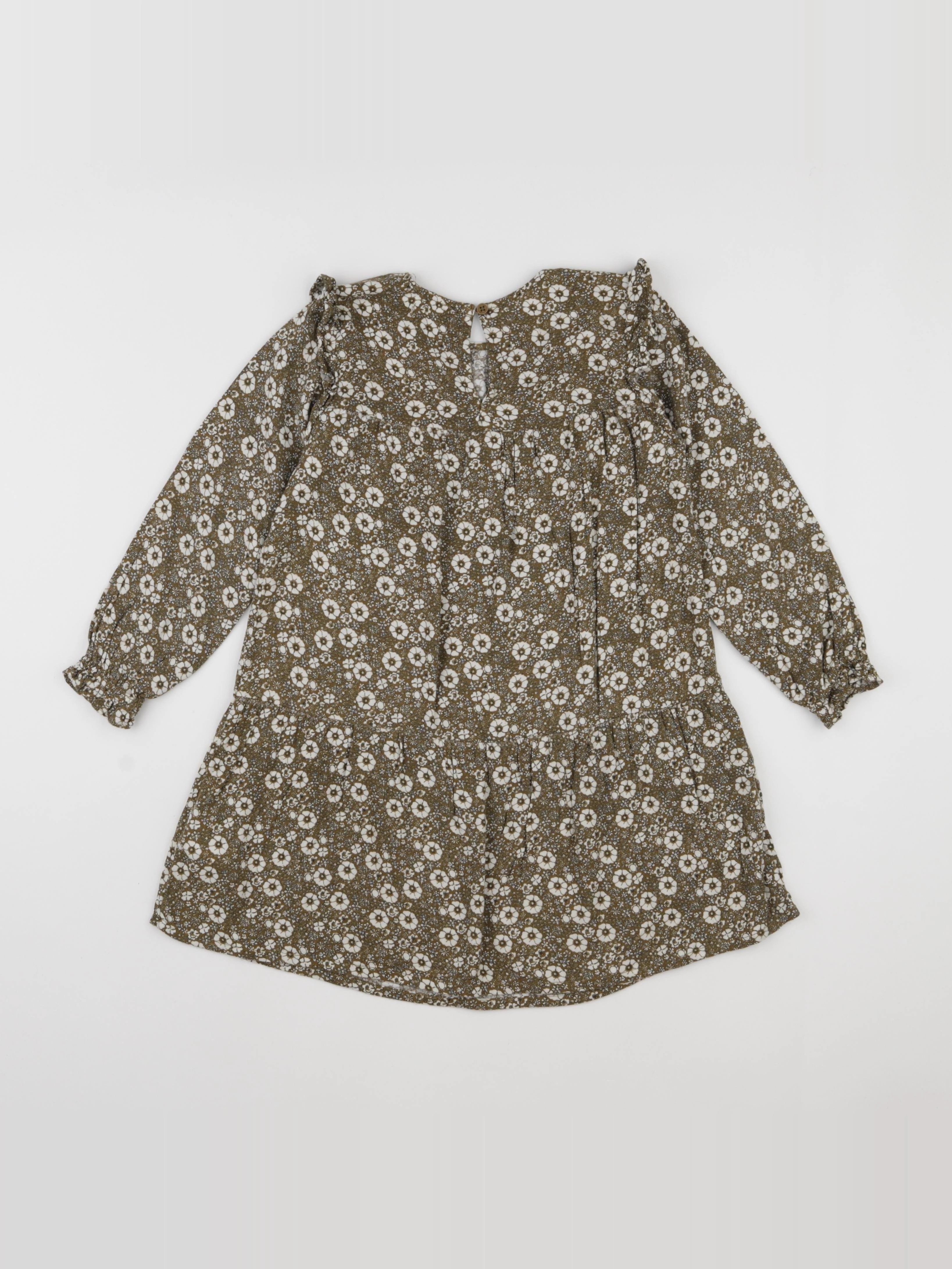 Vertbaudet - robe vert - 6 ans