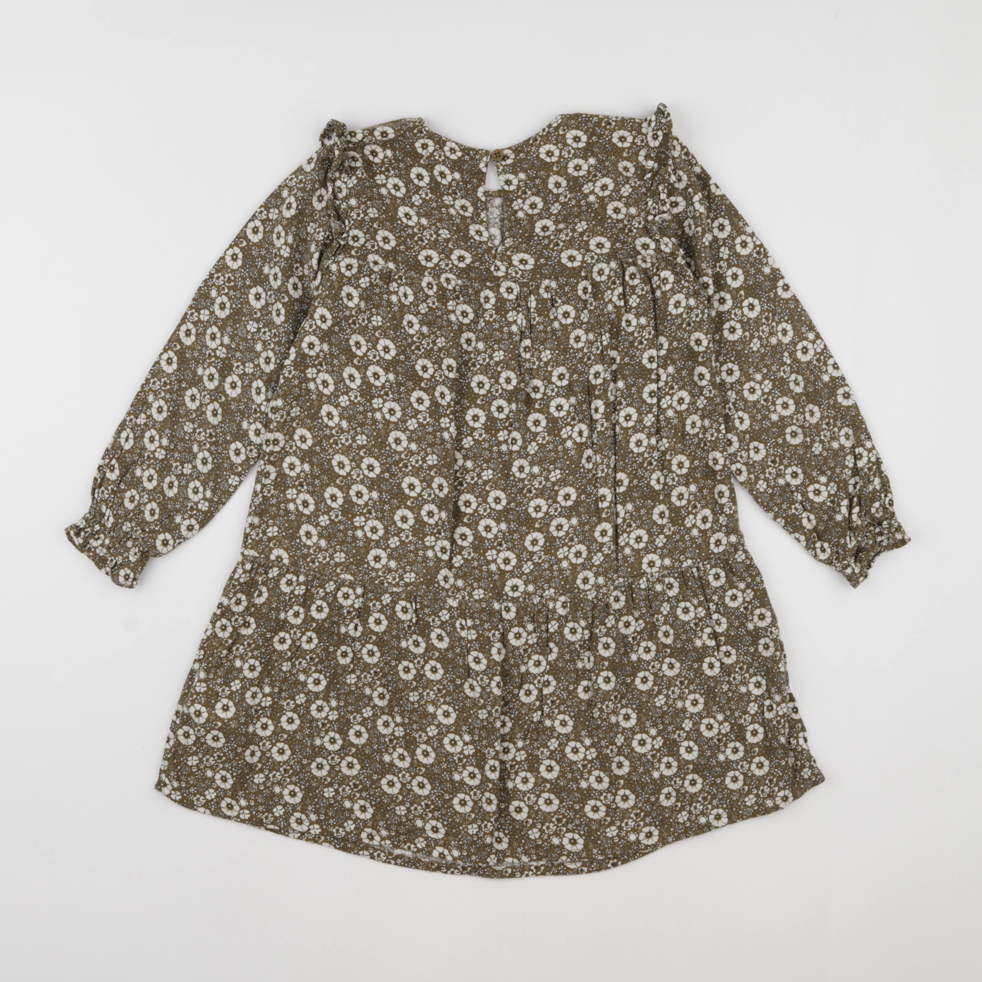 Vertbaudet - robe vert - 6 ans