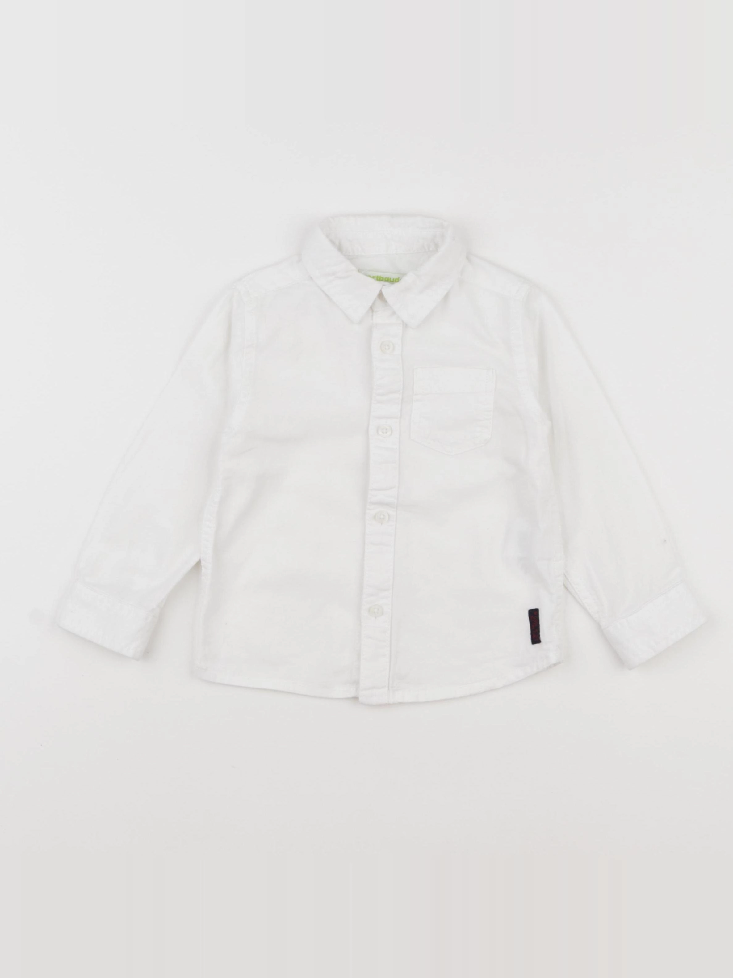 Vertbaudet - chemise blanc - 2 ans
