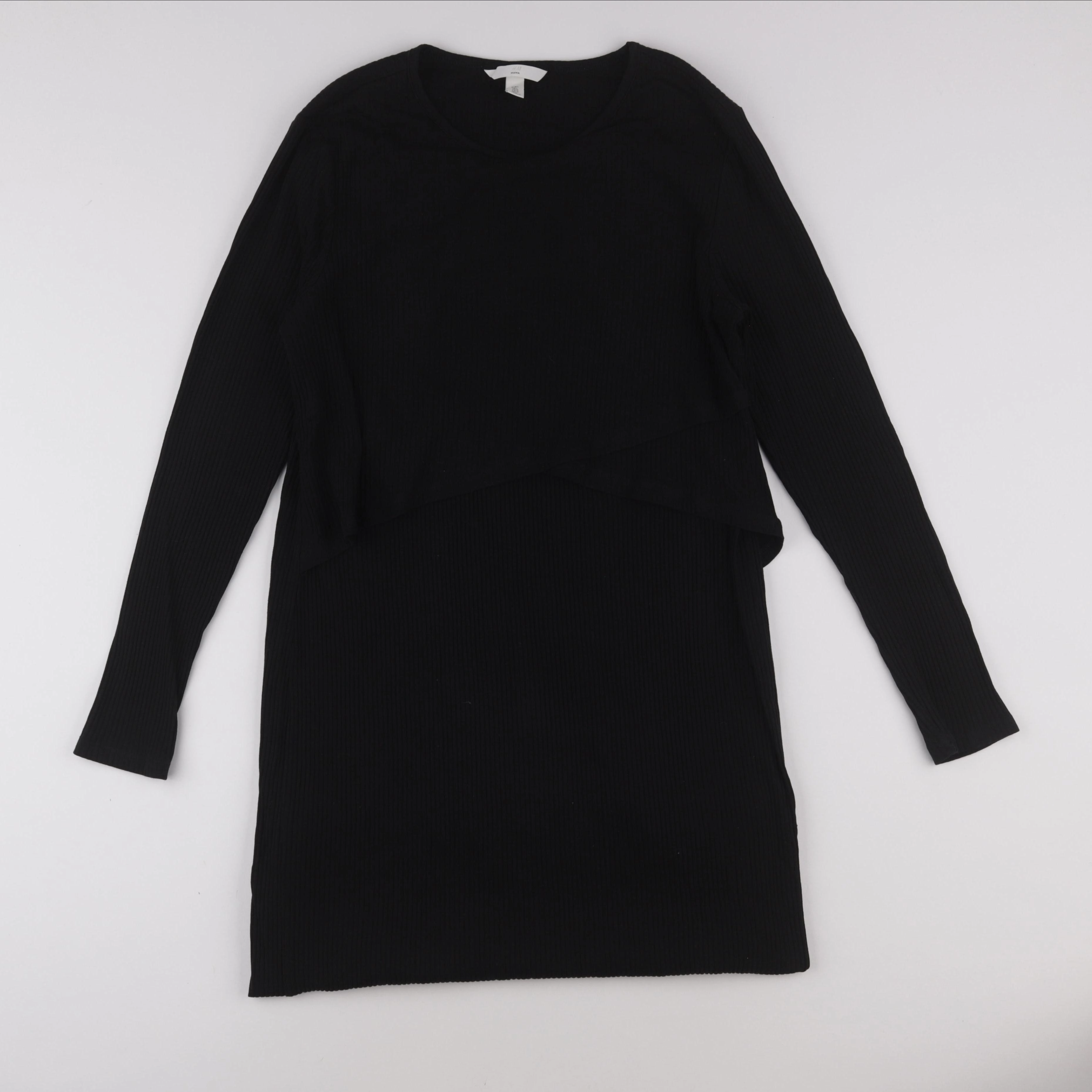 H&M - robe grossesse noir - 40