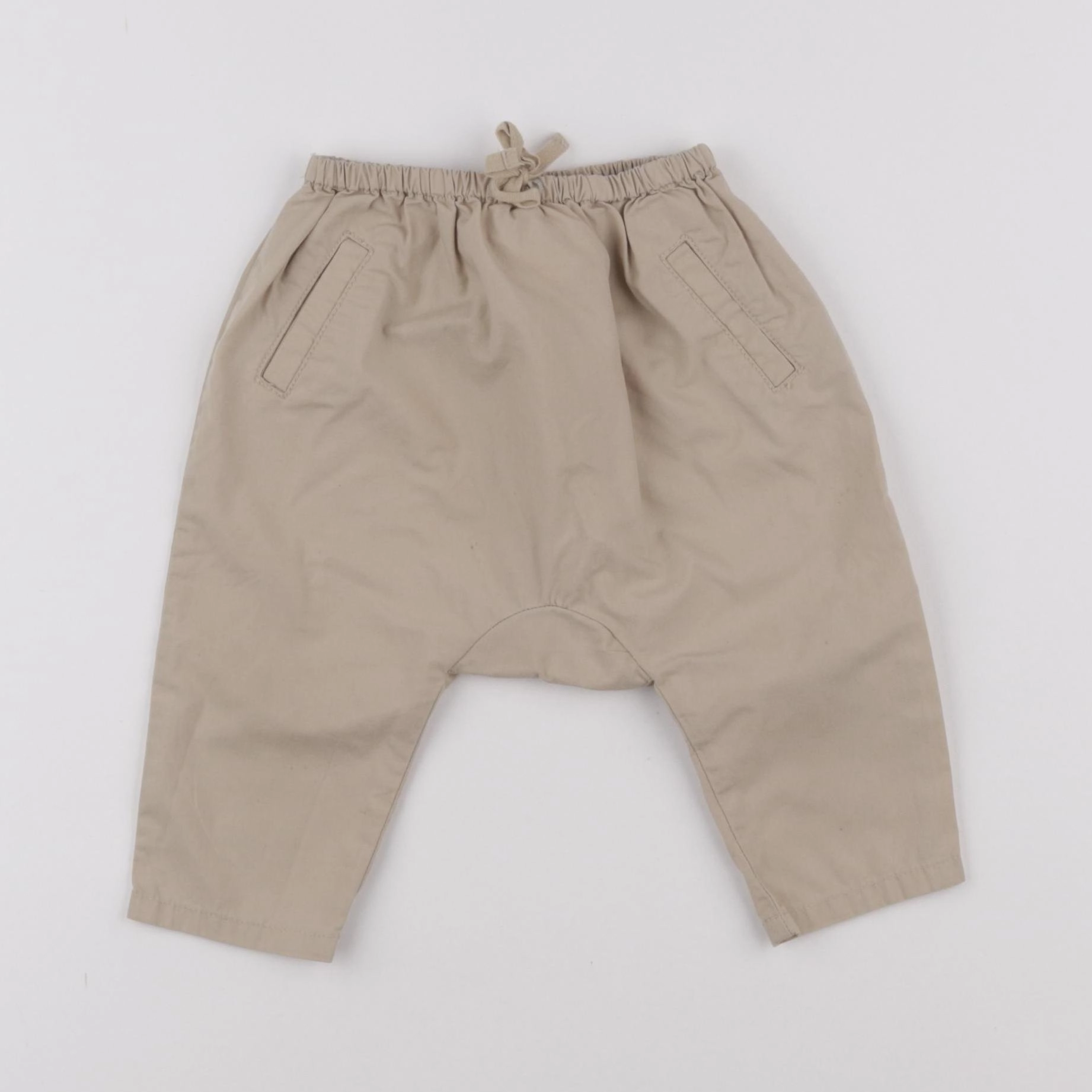 Cyrillus - sarouel beige - 9 mois