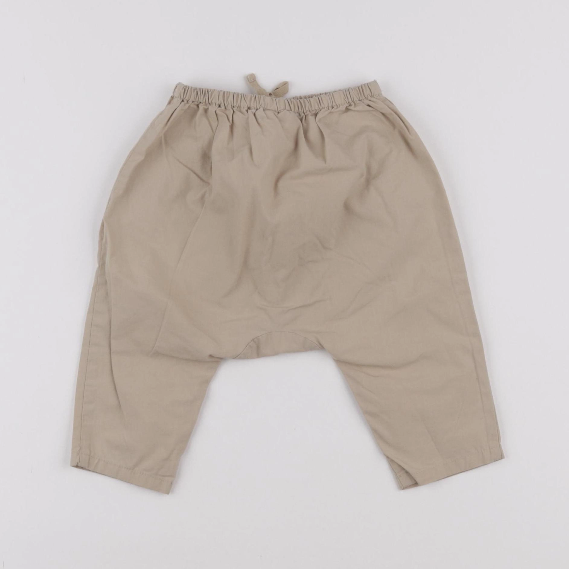 Cyrillus - sarouel beige - 9 mois
