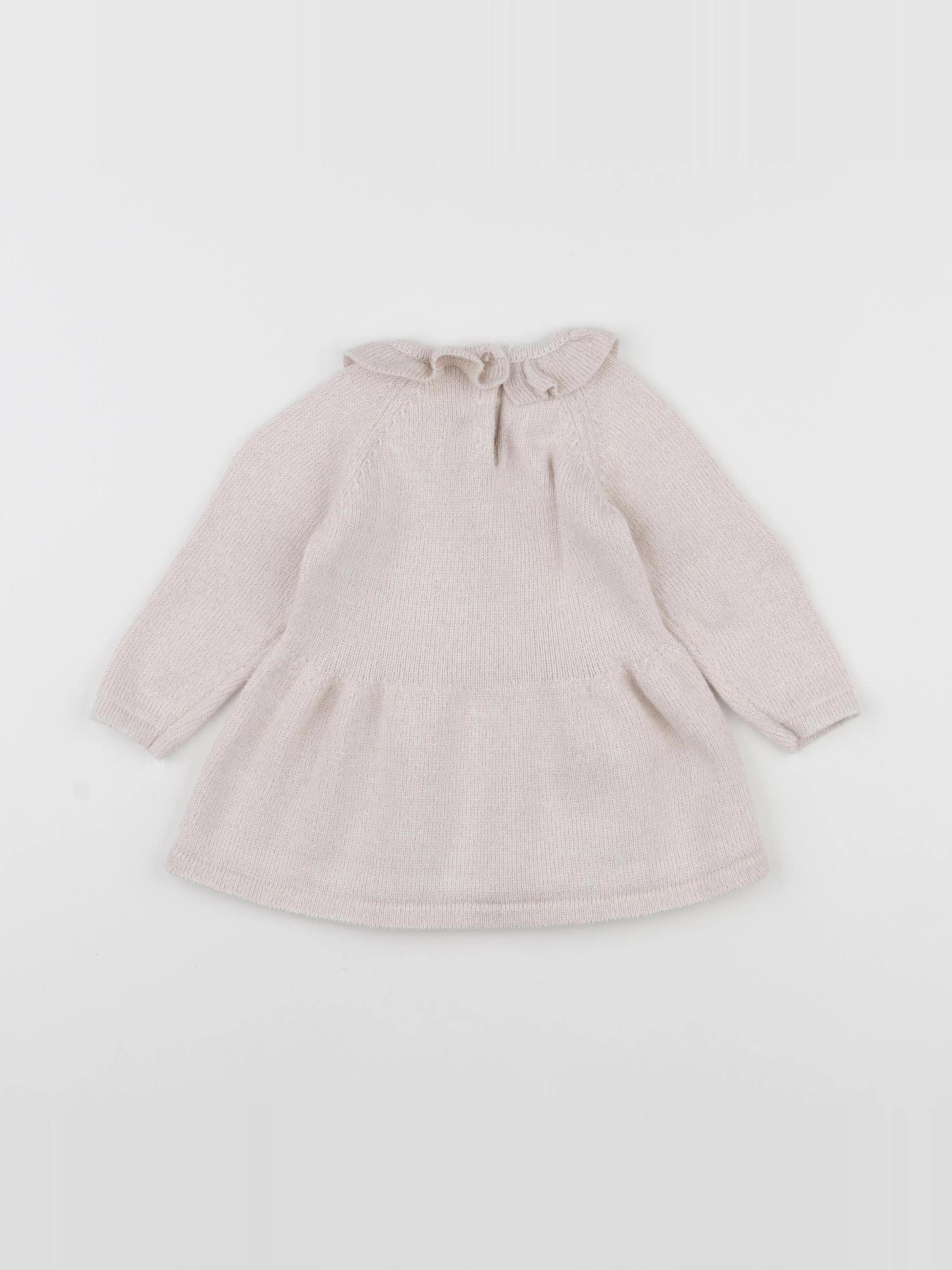 Tape à l'oeil - robe beige, or - 9 mois