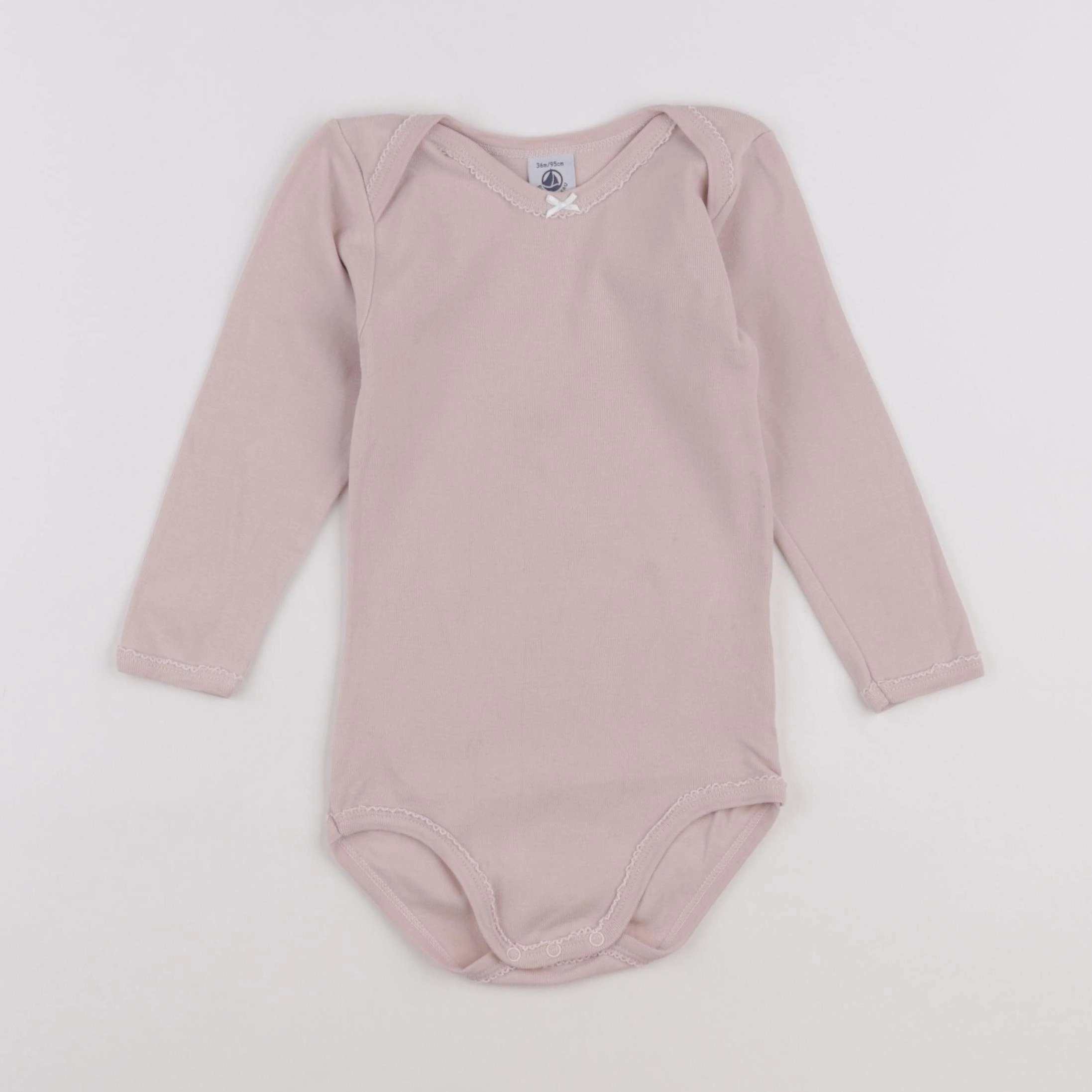 Petit Bateau - body rose - 36 mois