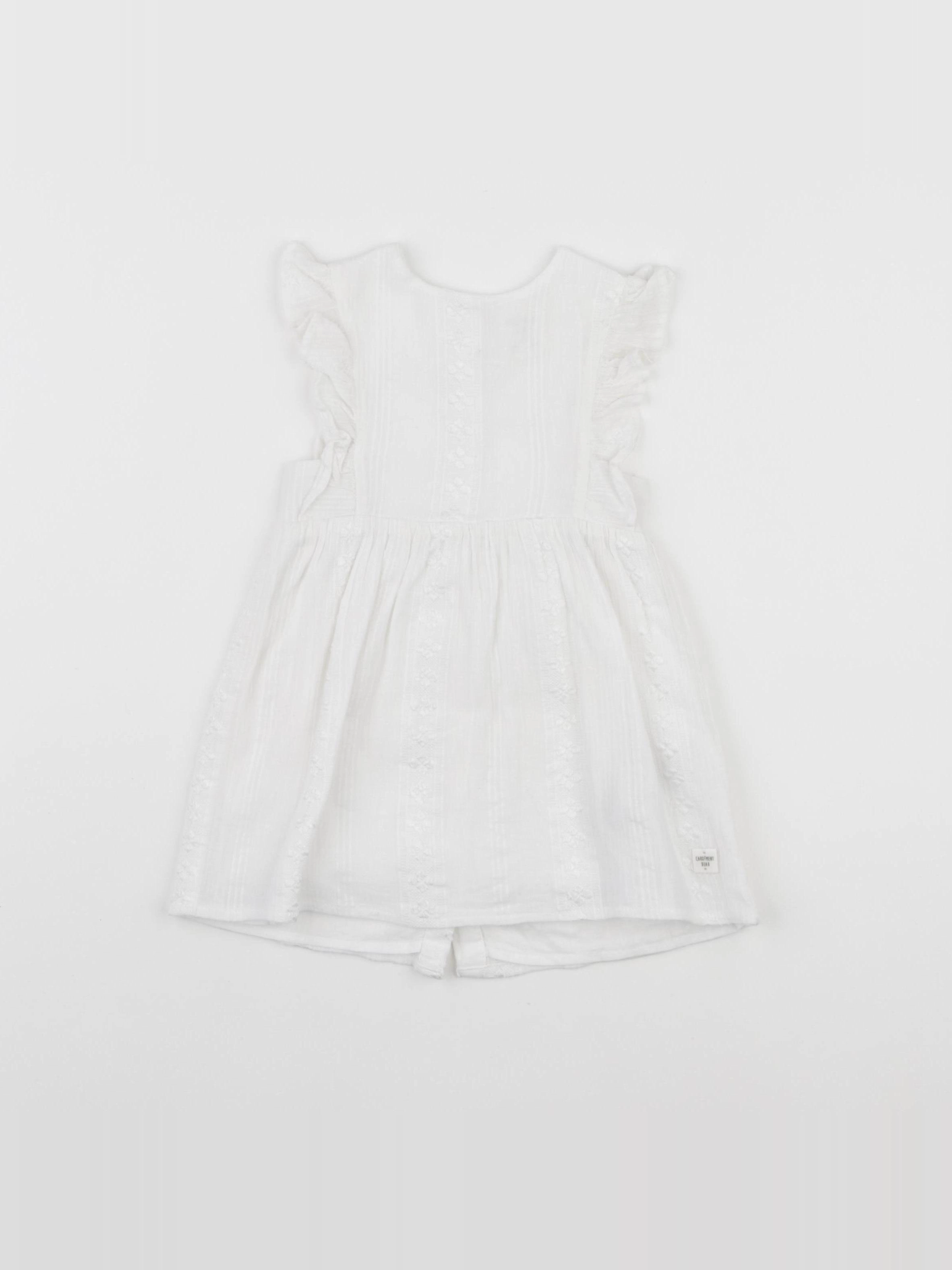 Carrément Beau - robe blanc - 12 mois