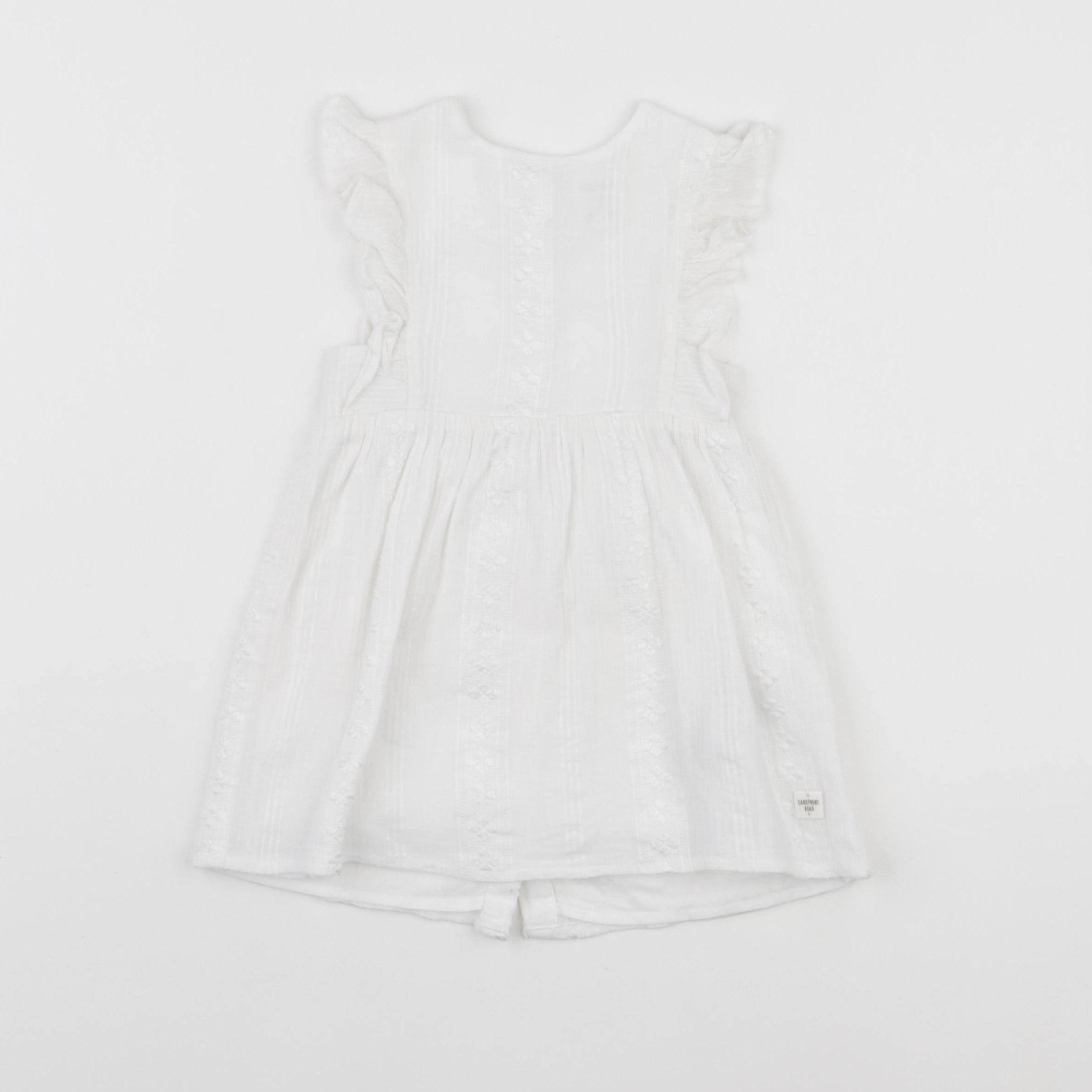 Carrément Beau - robe blanc - 12 mois