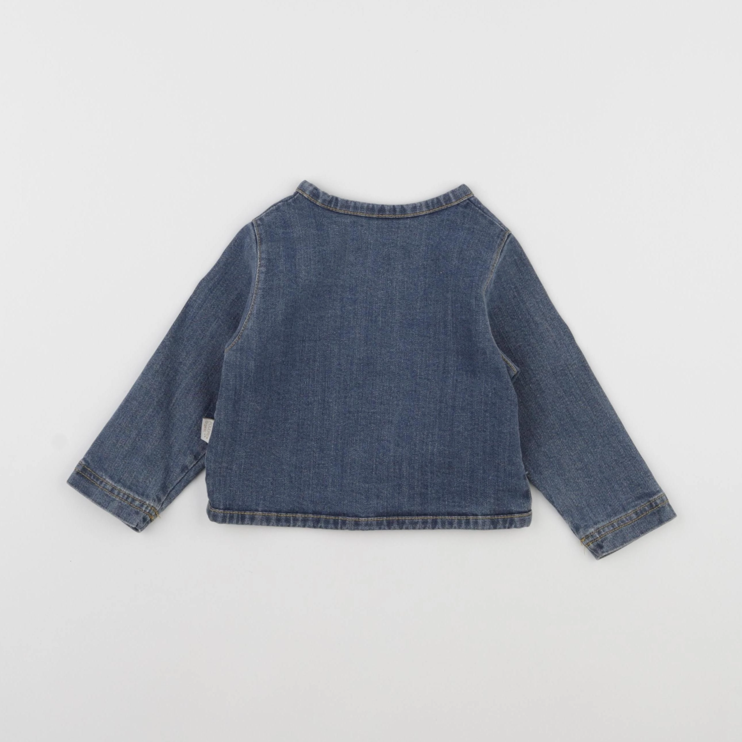 Poudre Organic - veste bleu - 6 mois