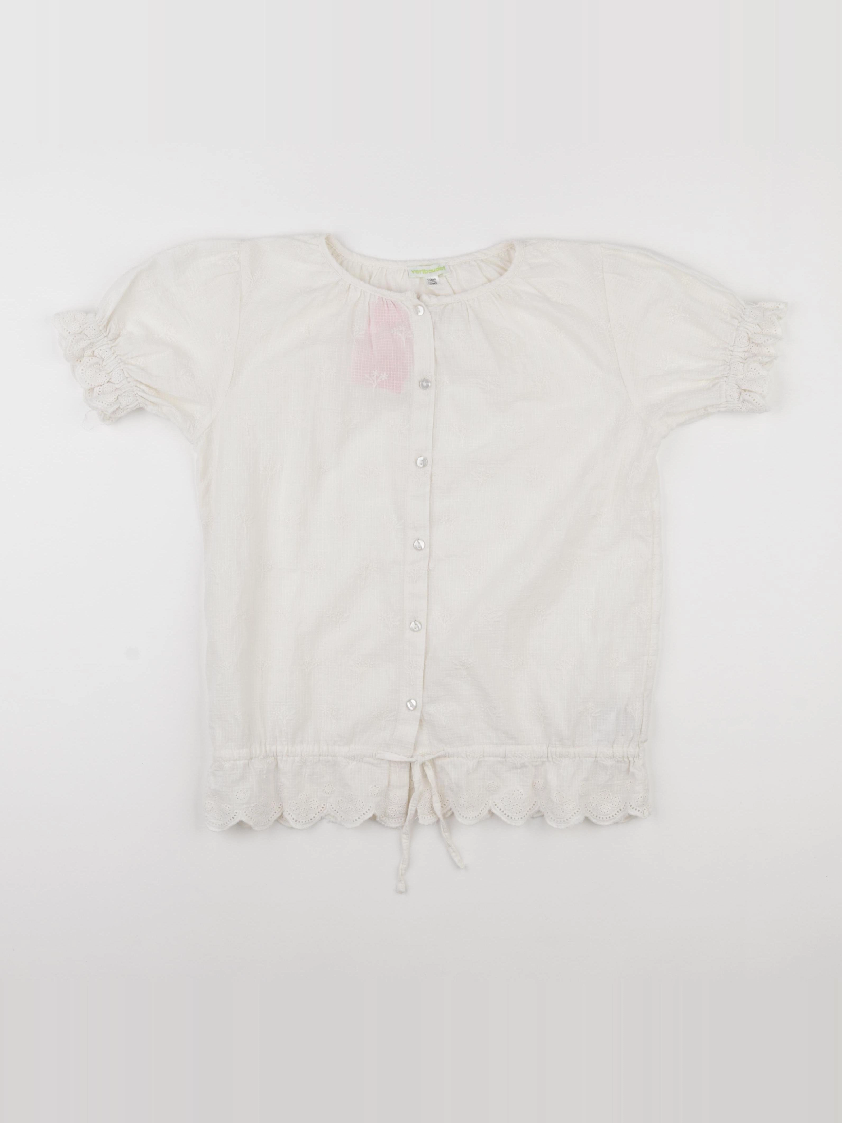 Vertbaudet - blouse blanc - 12 ans