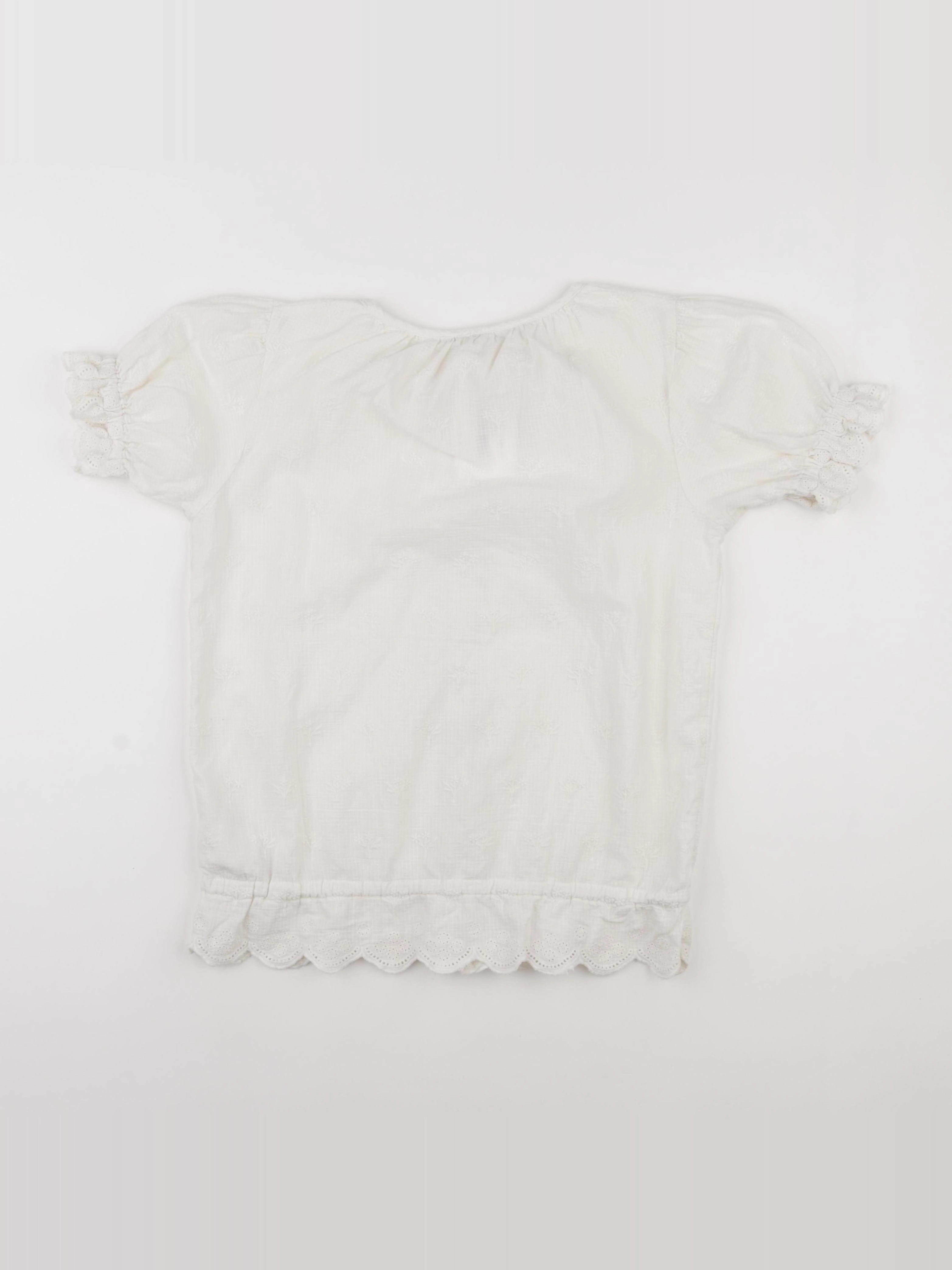 Vertbaudet - blouse blanc - 12 ans