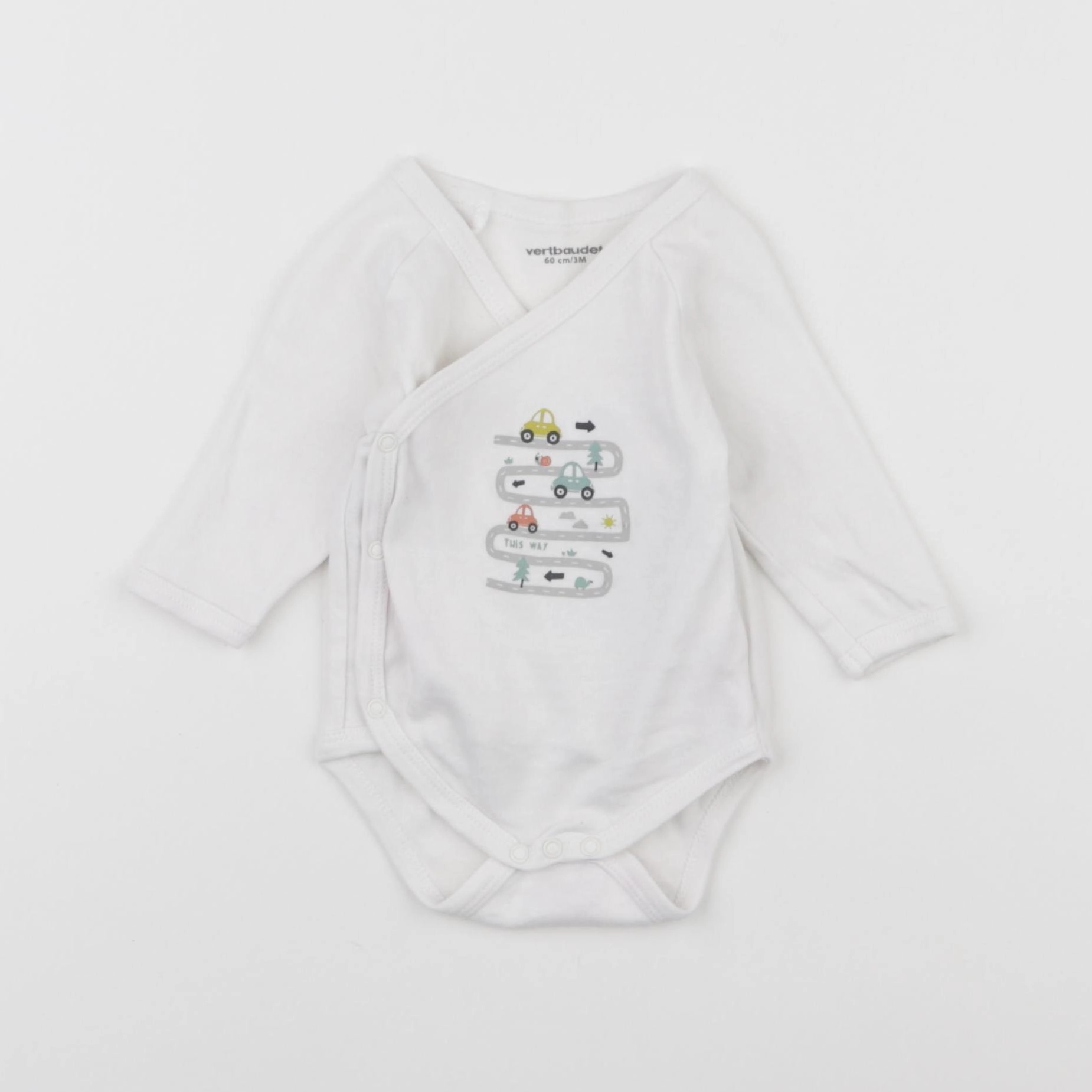 Vertbaudet - body blanc - 3 mois